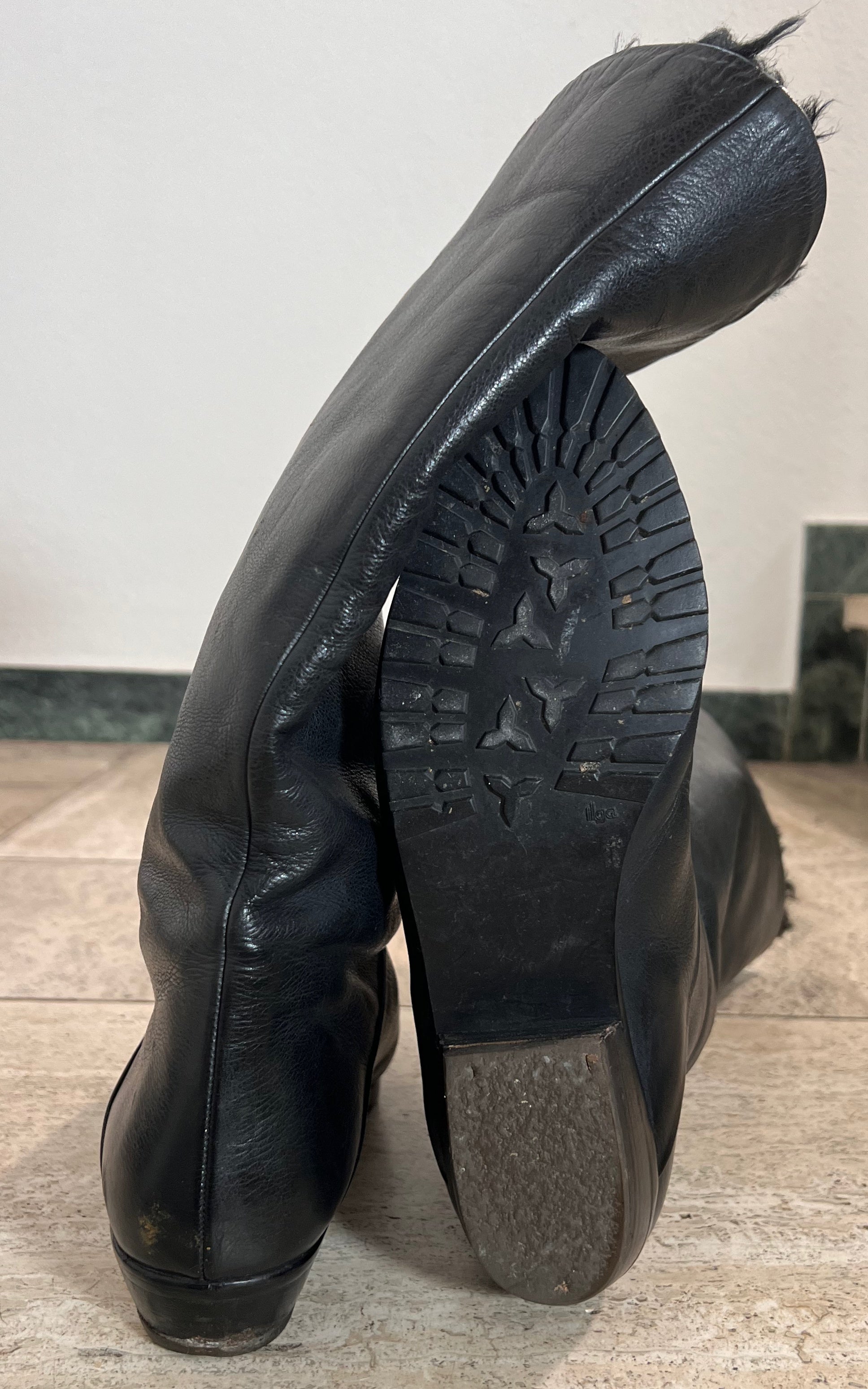 Vintage Salamander Sherpa Boots 39