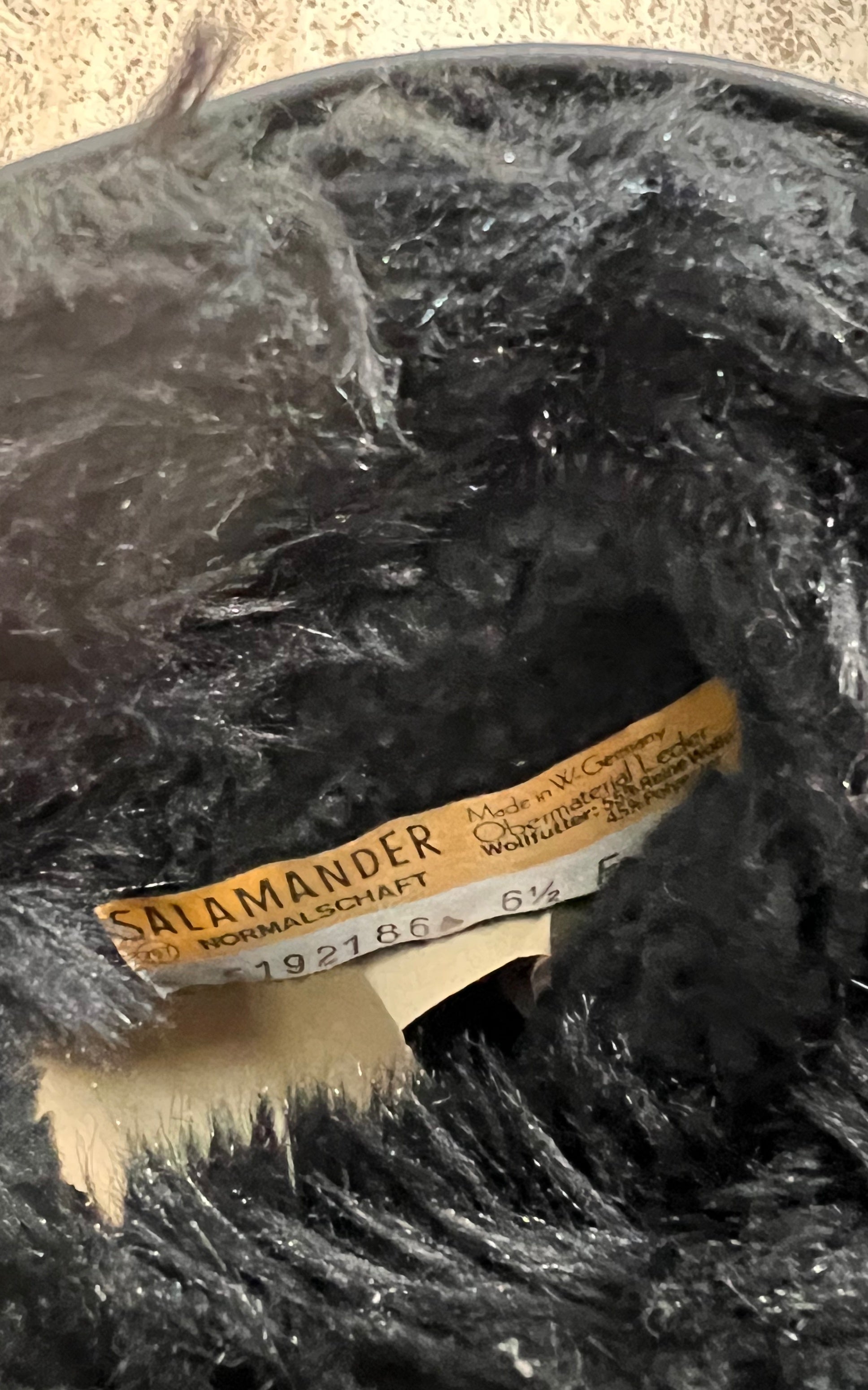 Vintage Salamander Sherpa Boots 39