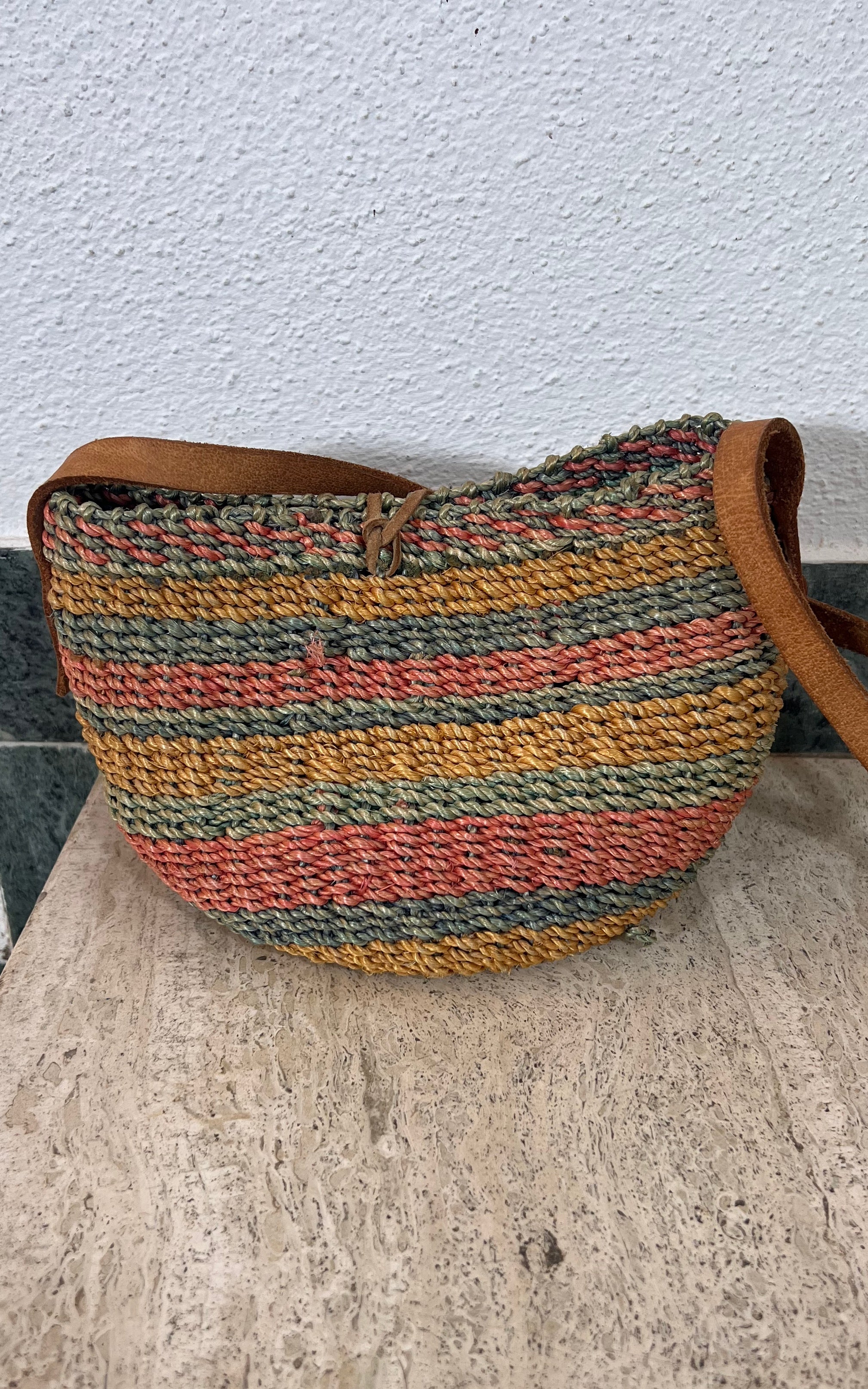 Vintage Small Basket Bag