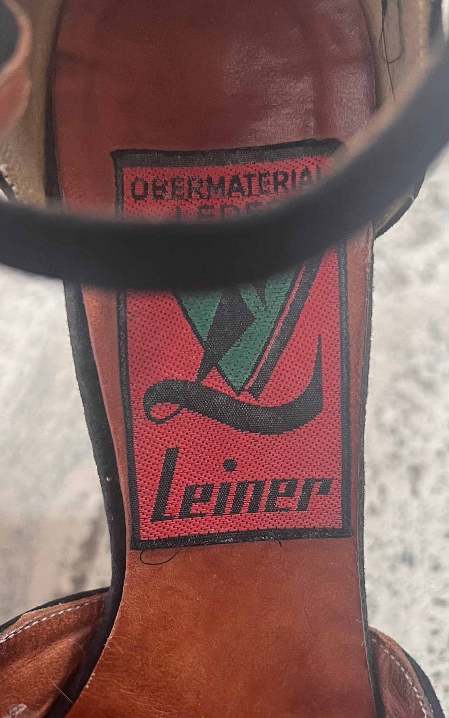 Vintage 70s Platform Heels 36