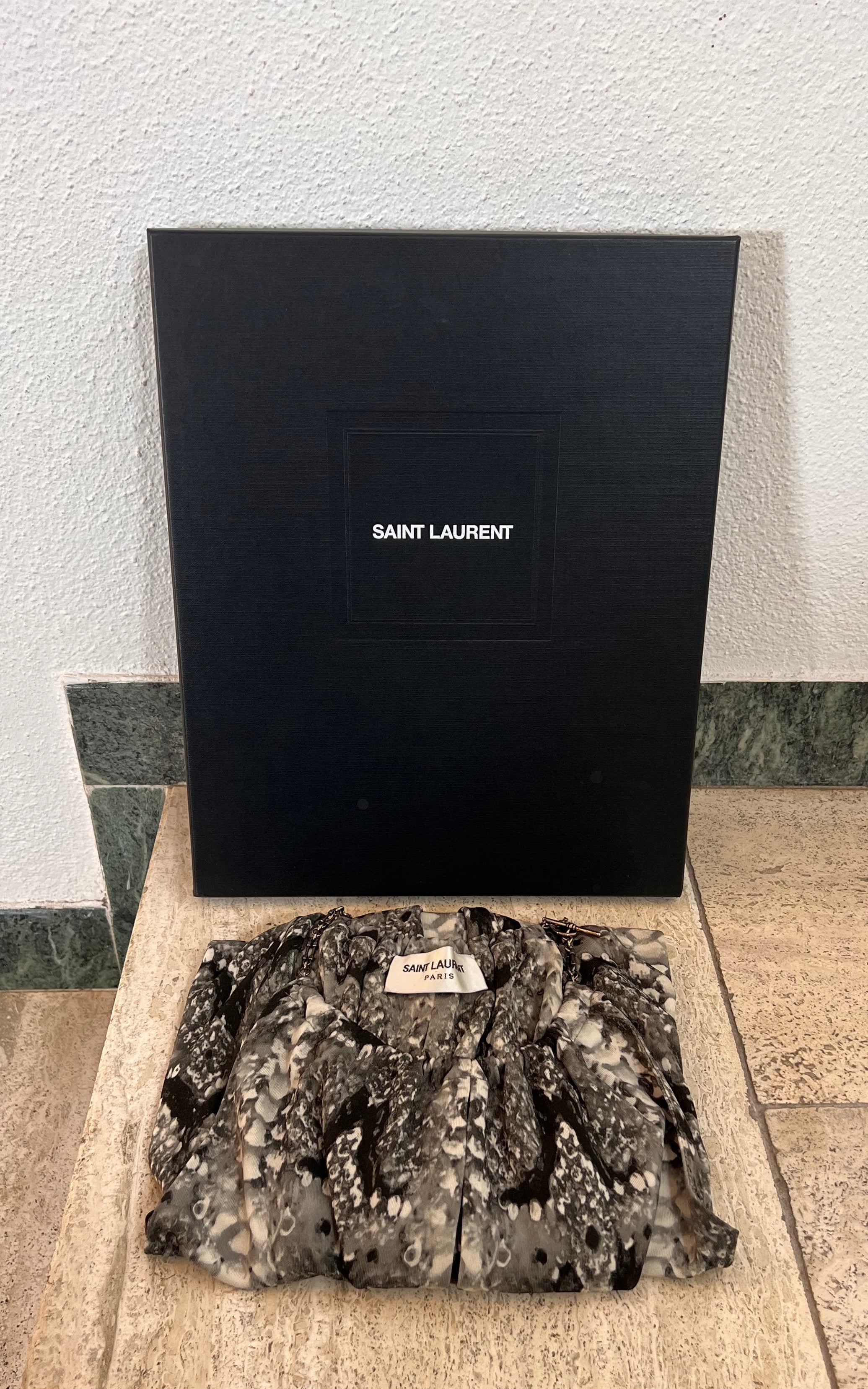 Saint Laurent Snake Print Dress