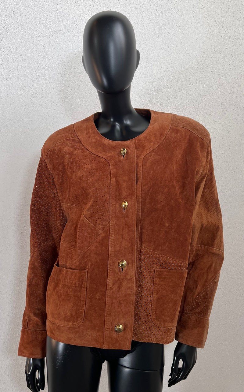 Vintage 90s Suede Leather Jacket