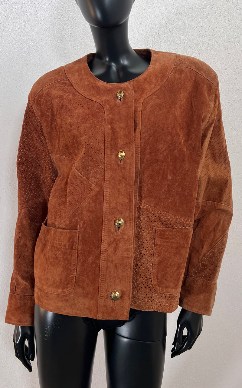 Vintage 90s Suede Leather Jacket