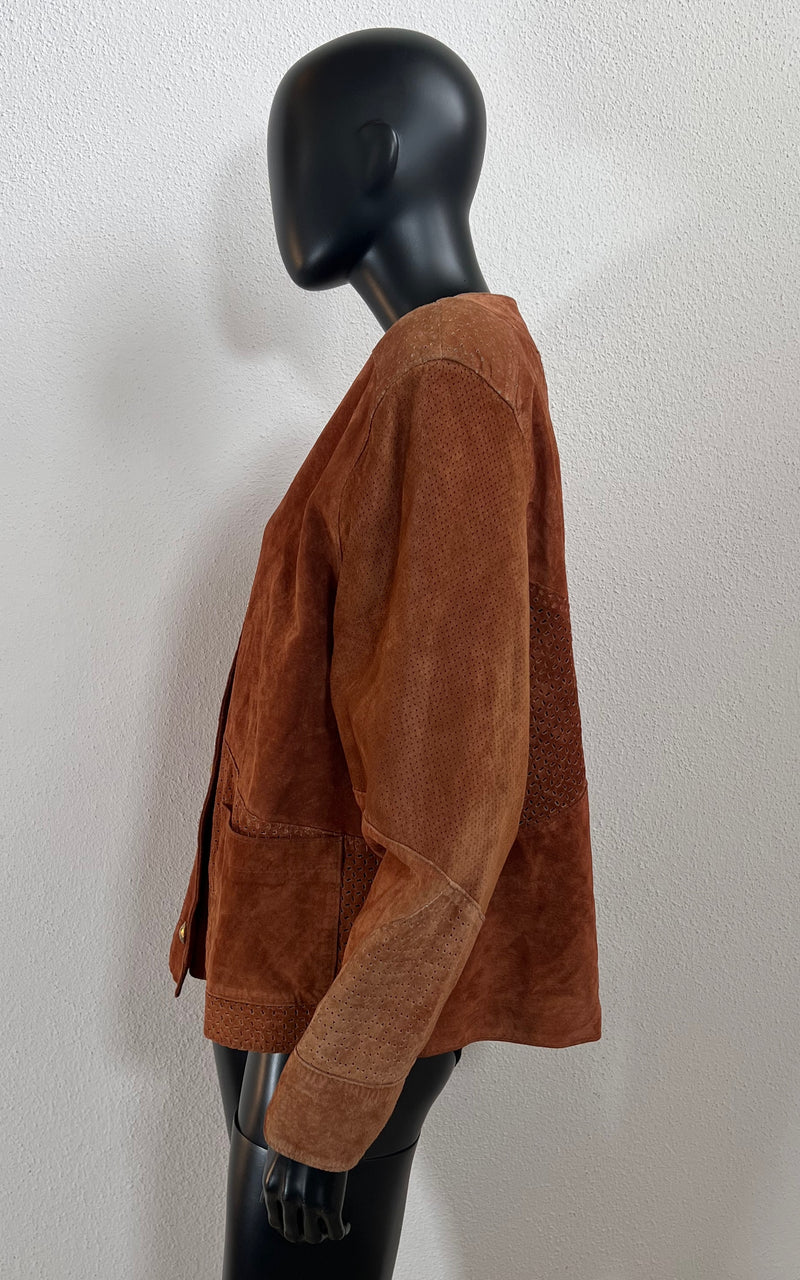 Vintage 90s Suede Leather Jacket