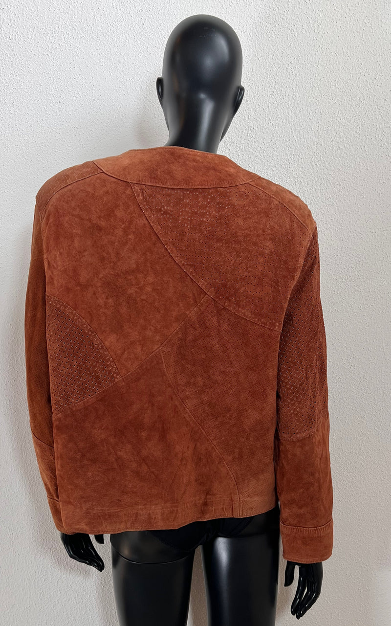 Vintage 90s Suede Leather Jacket
