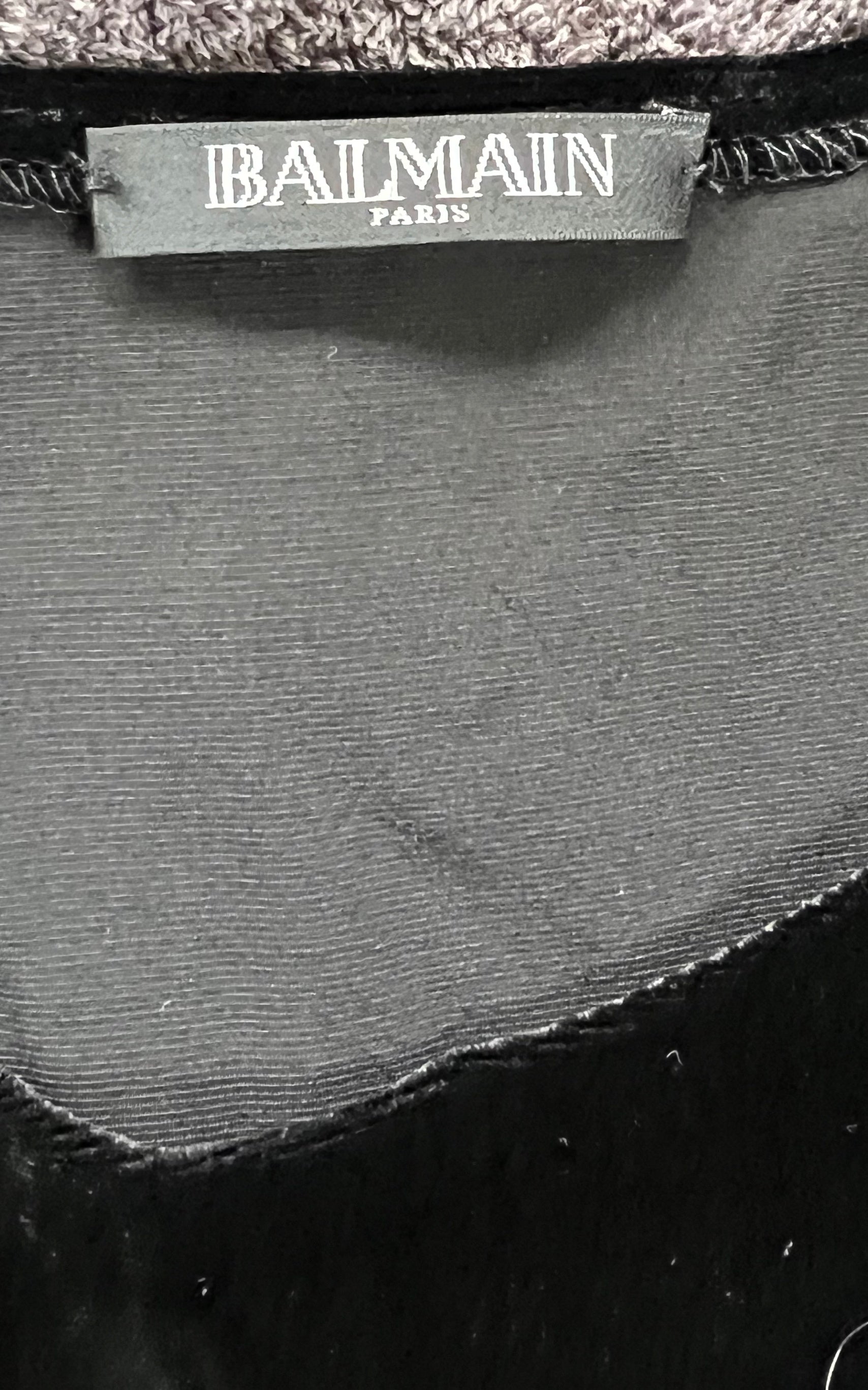 Balmain Paris Velvet Shirt