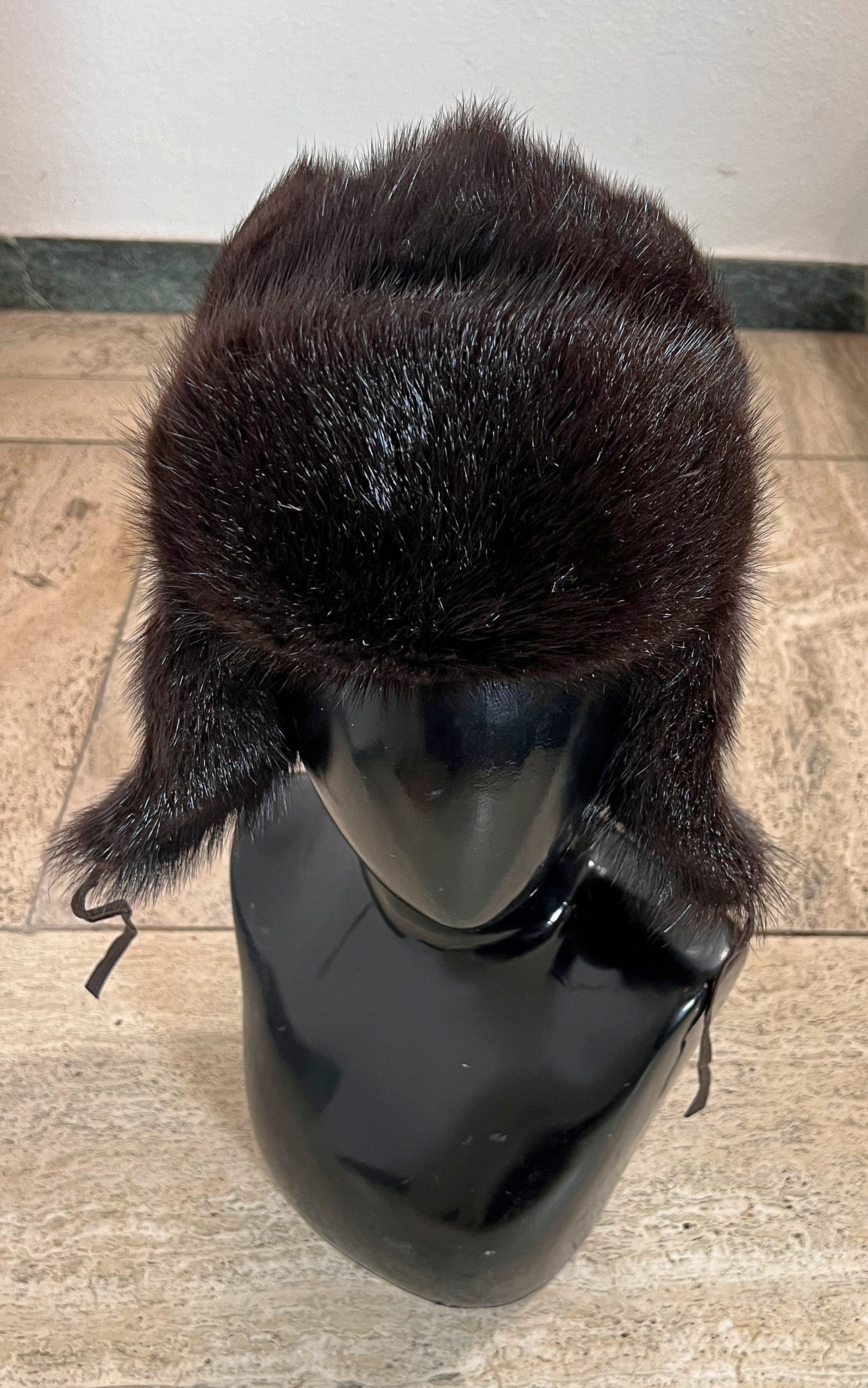 Vintage 70s Fur Chapka Hat