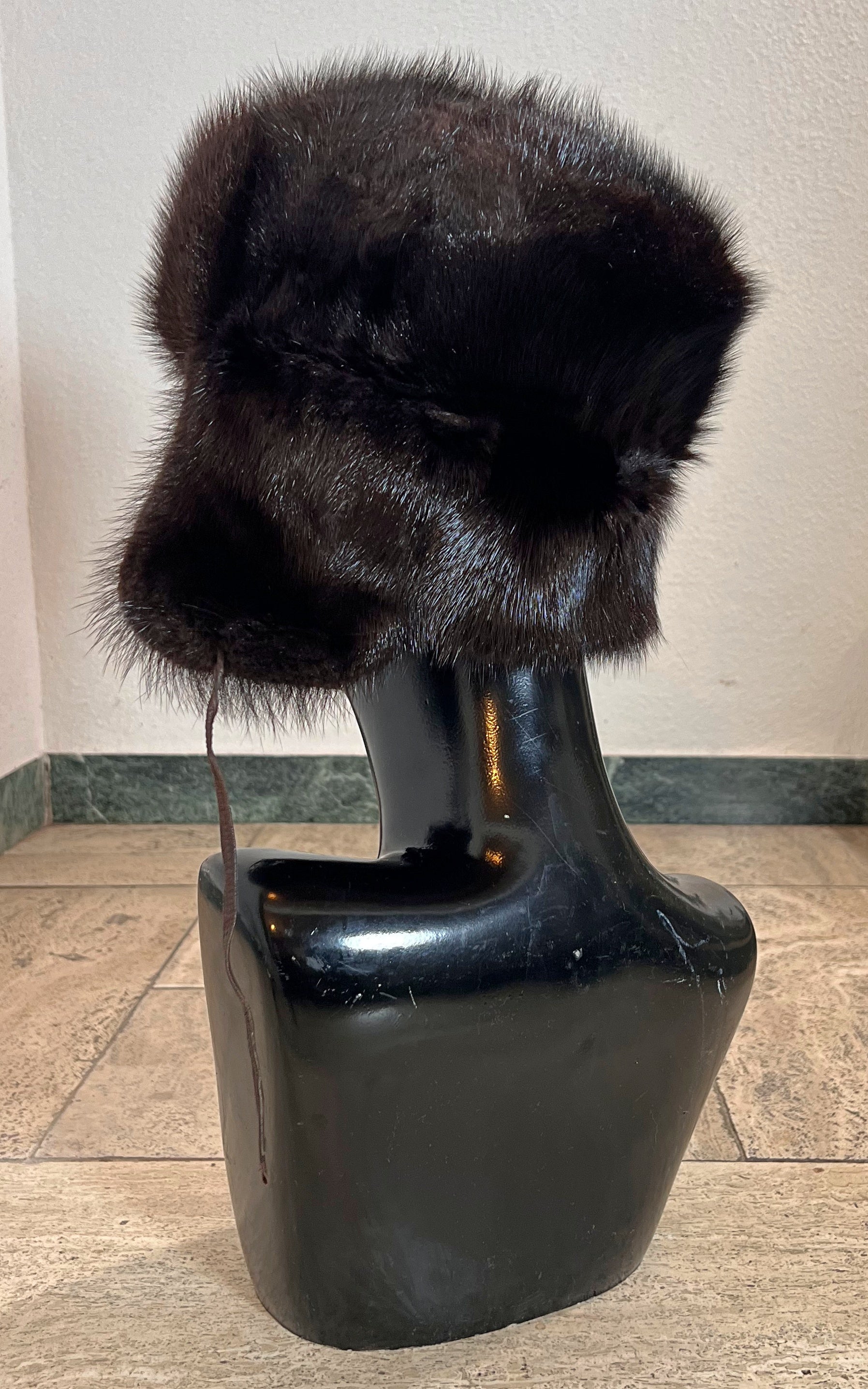 Vintage 70s Fur Chapka Hat
