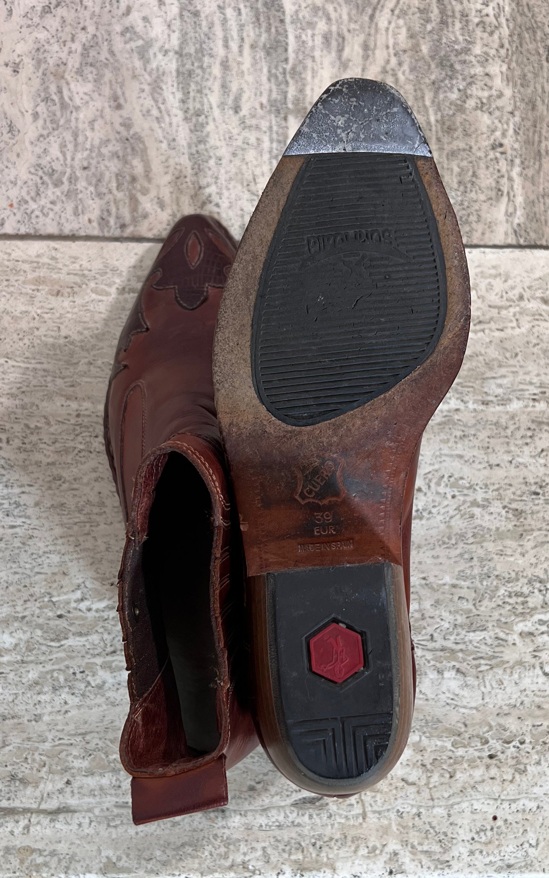 Vintage Pikolinos Cowboy Boots 39
