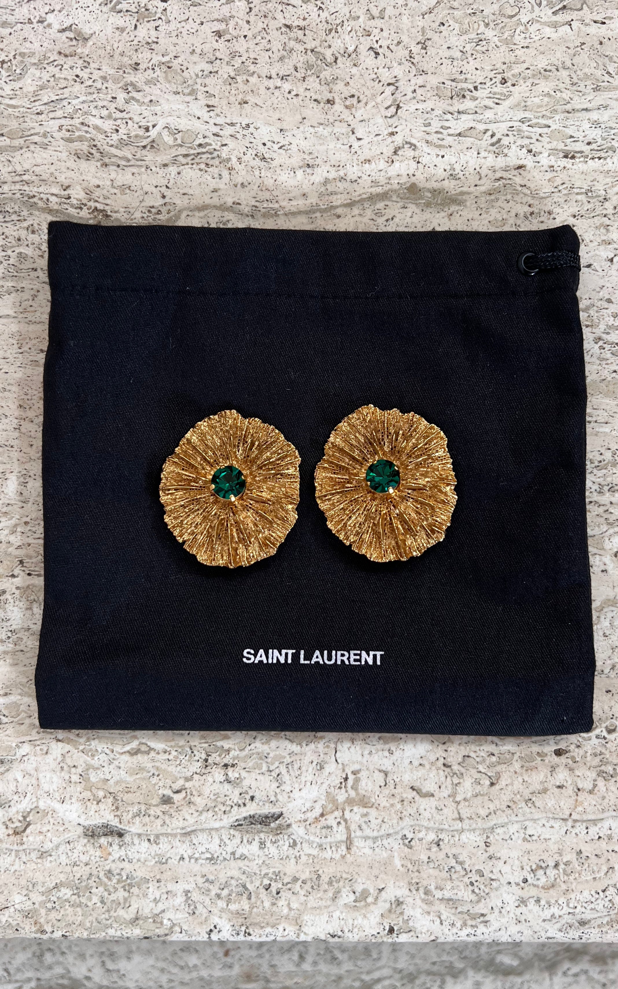 Vintage Yves Saint Laurent by Robert Gossens Clip Ons