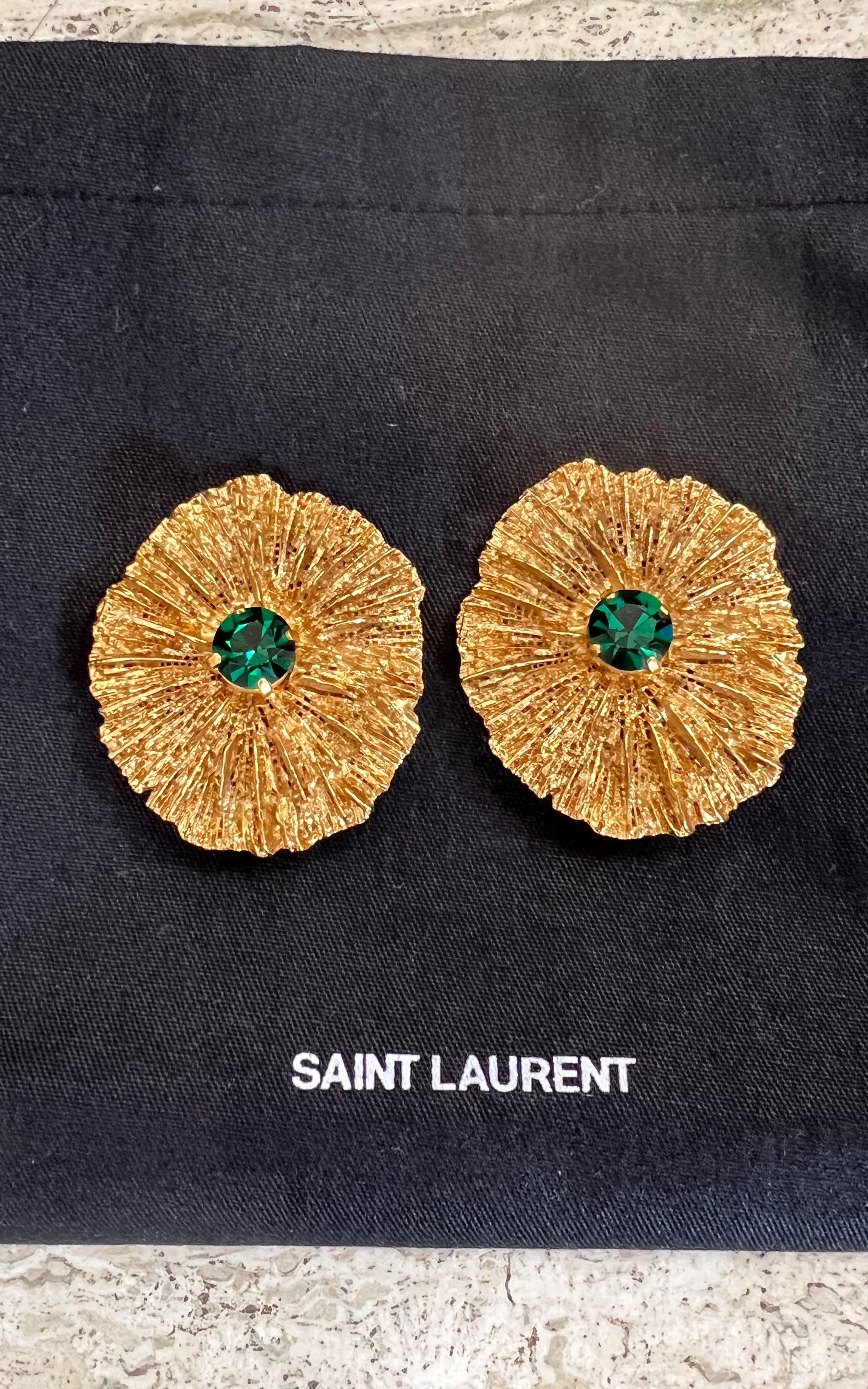 Vintage Yves Saint Laurent by Robert Gossens Clip Ons