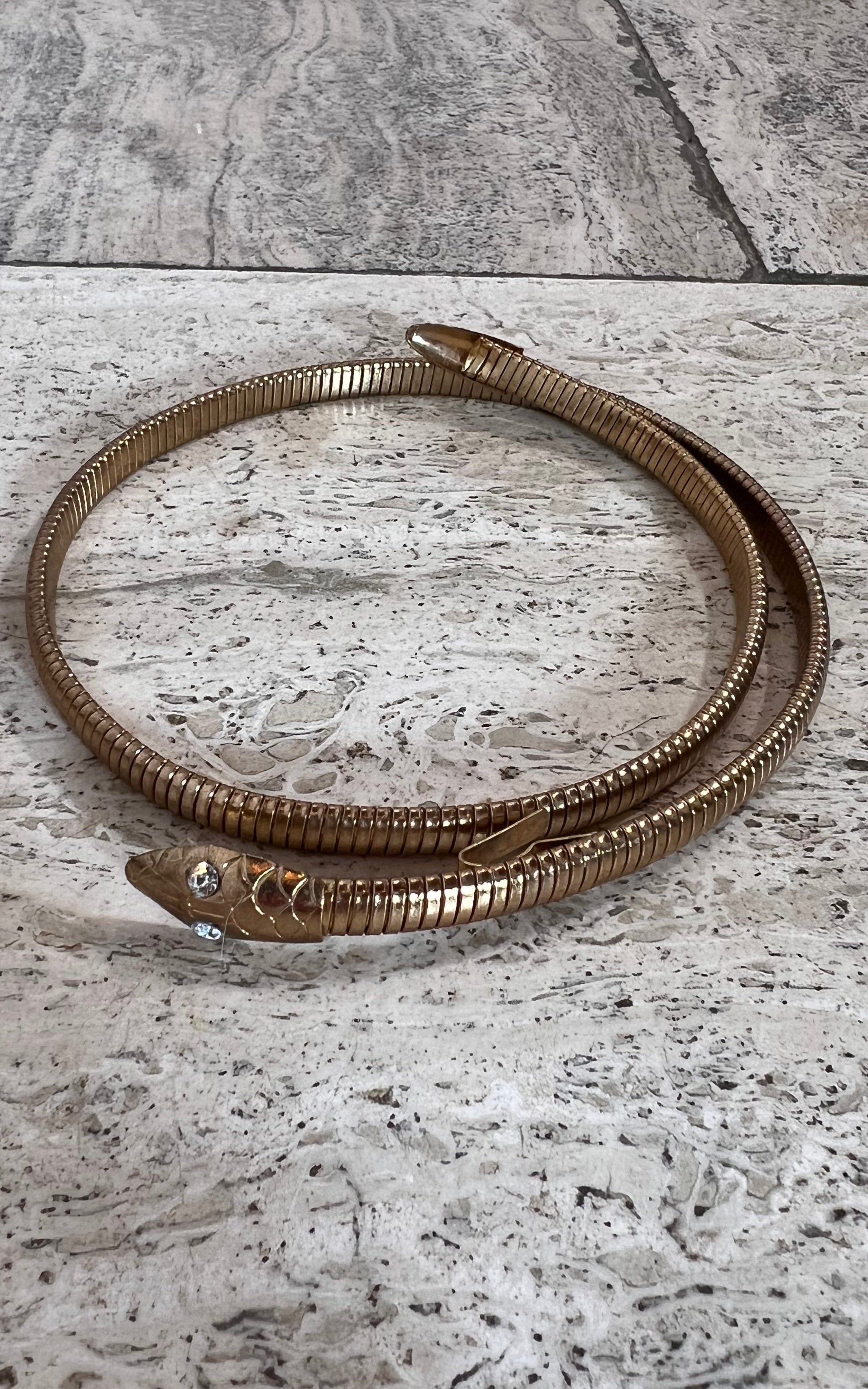 Vintage Snake Necklace
