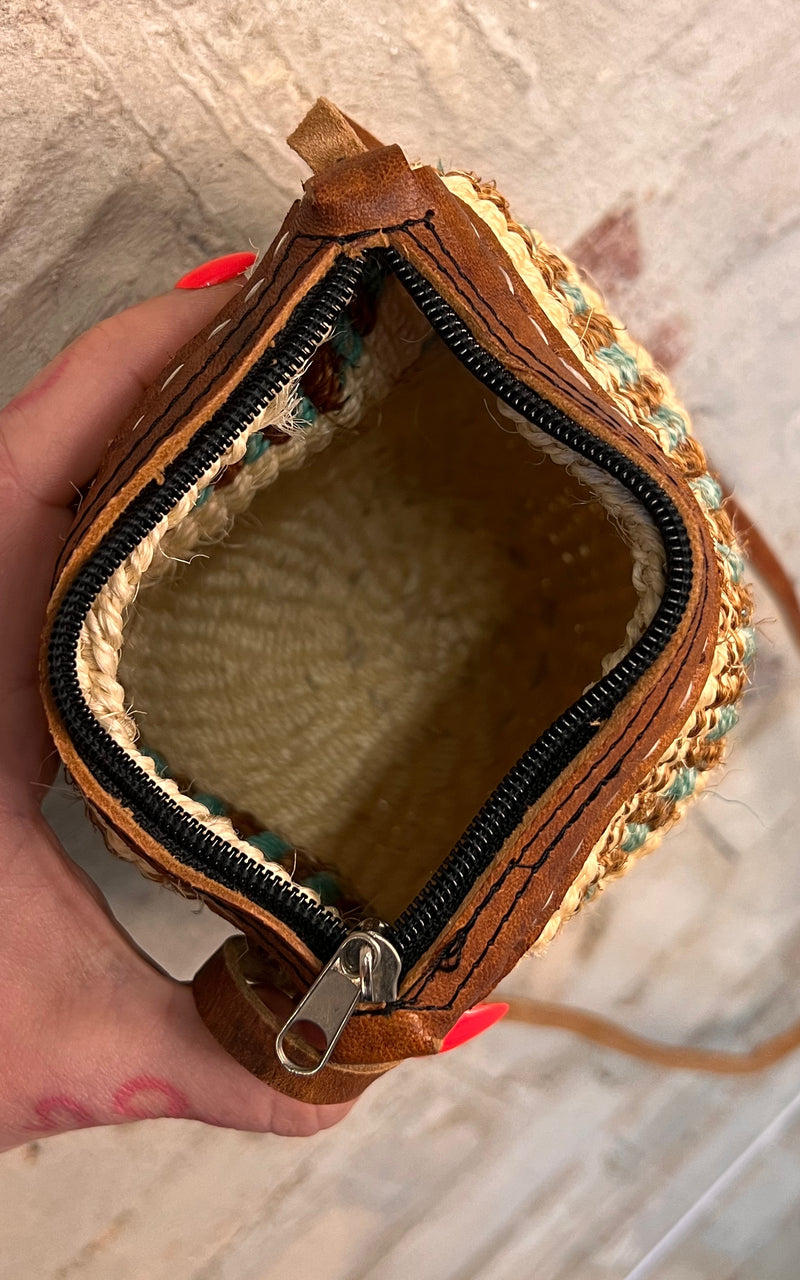 Vintage Raffia Bag