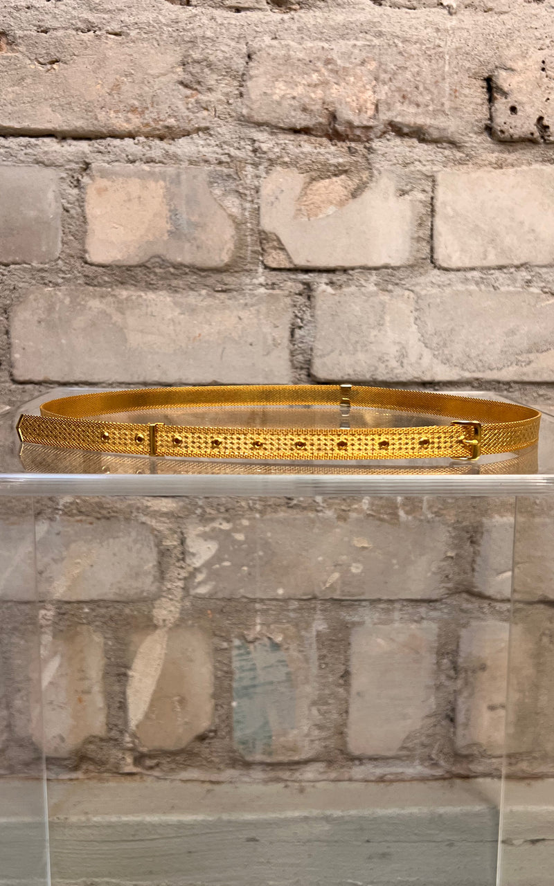 Vintage 60s Gold Metall Belt