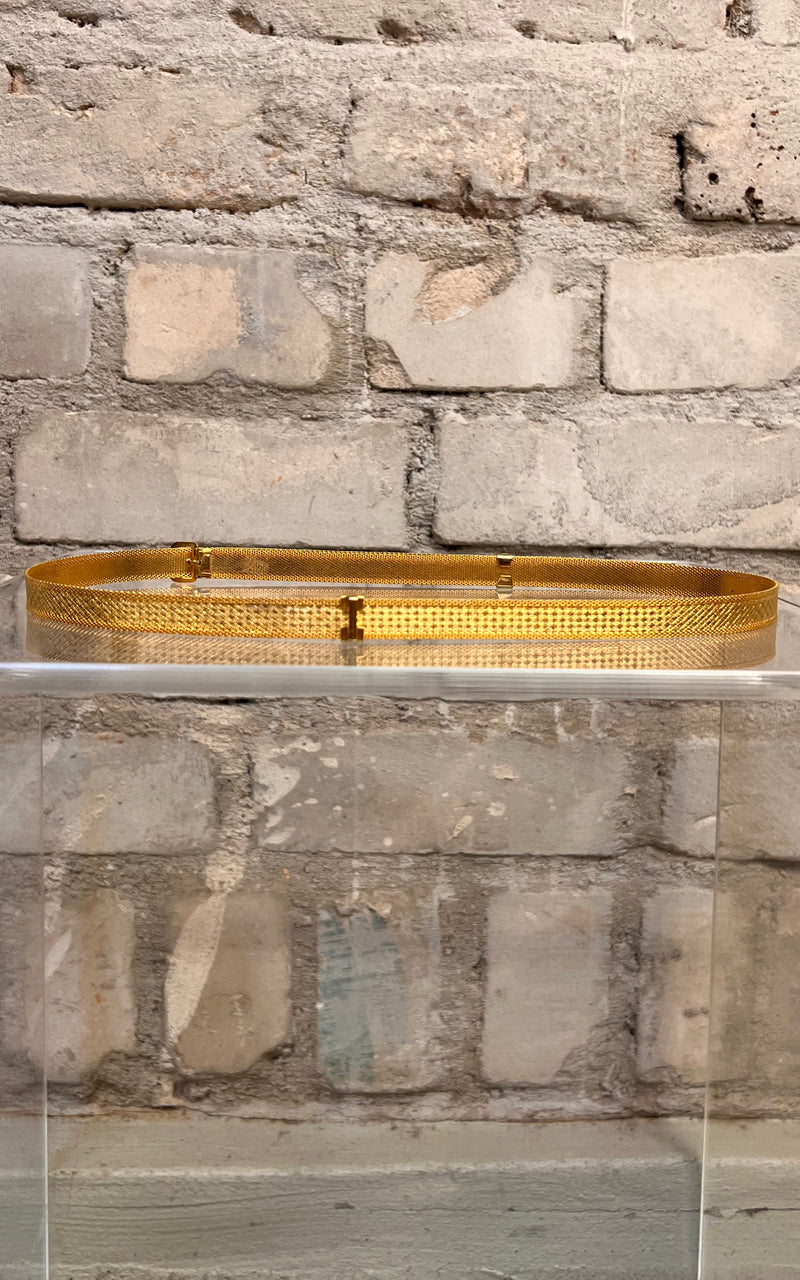 Vintage 60s Gold Metall Belt