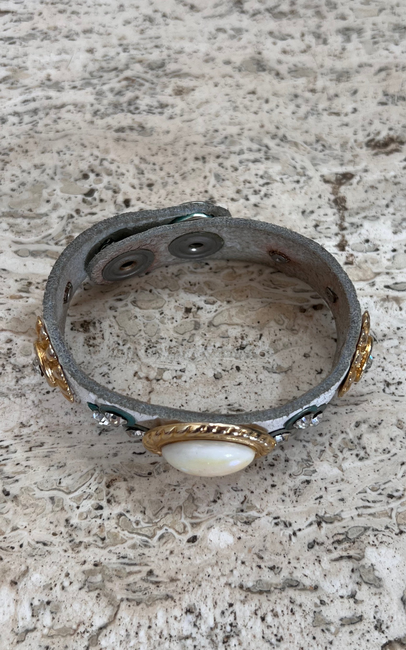 Vintage 80s Leather Bracelet