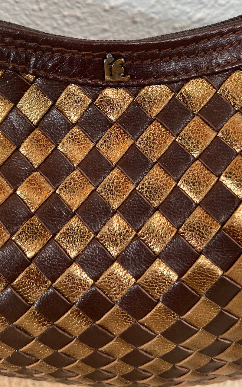 Vintage 70s LeQuipe Braided Handbag