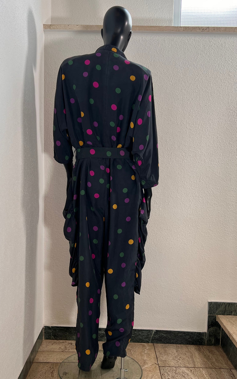 Vintage 90s Silk Jumpsuit