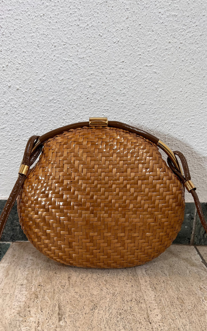 Vintage Rodo Italy Basket Bag