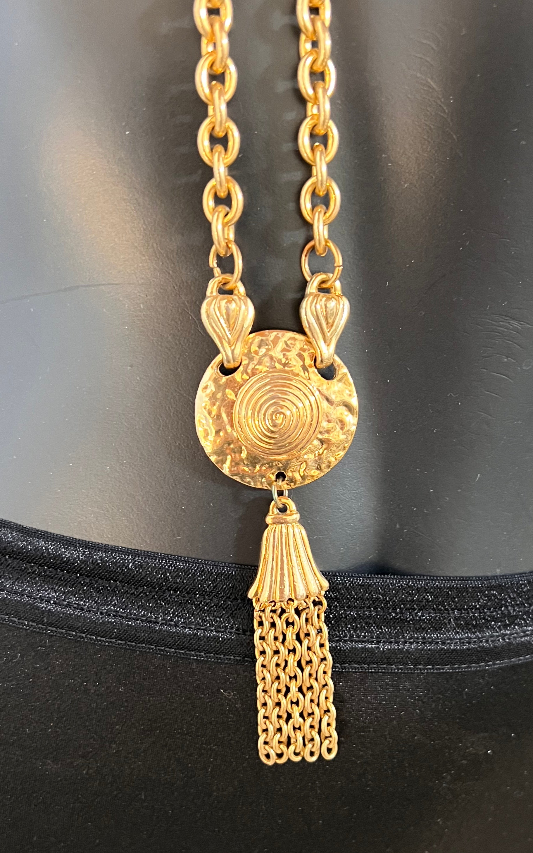 Vintage 90s Tassle Chain Necklace