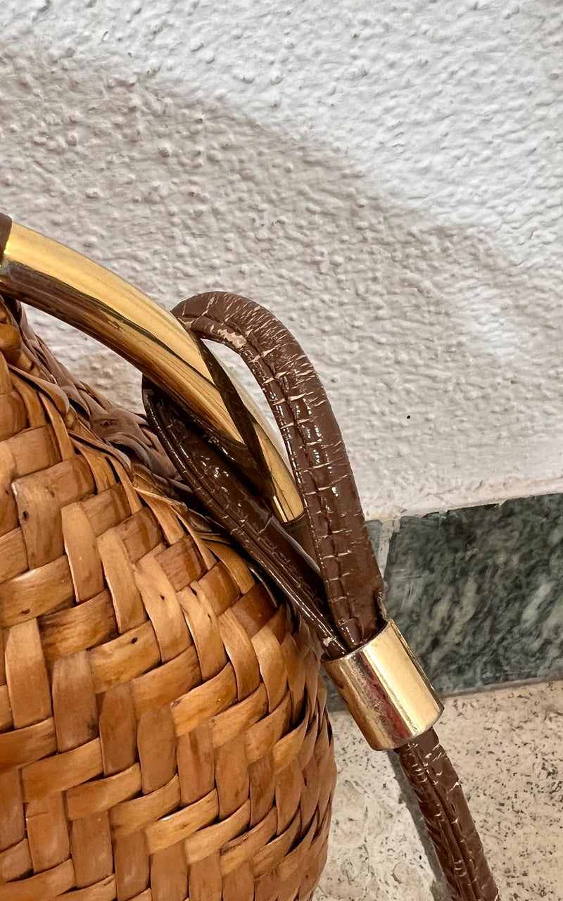 Vintage Rodo Italy Basket Bag