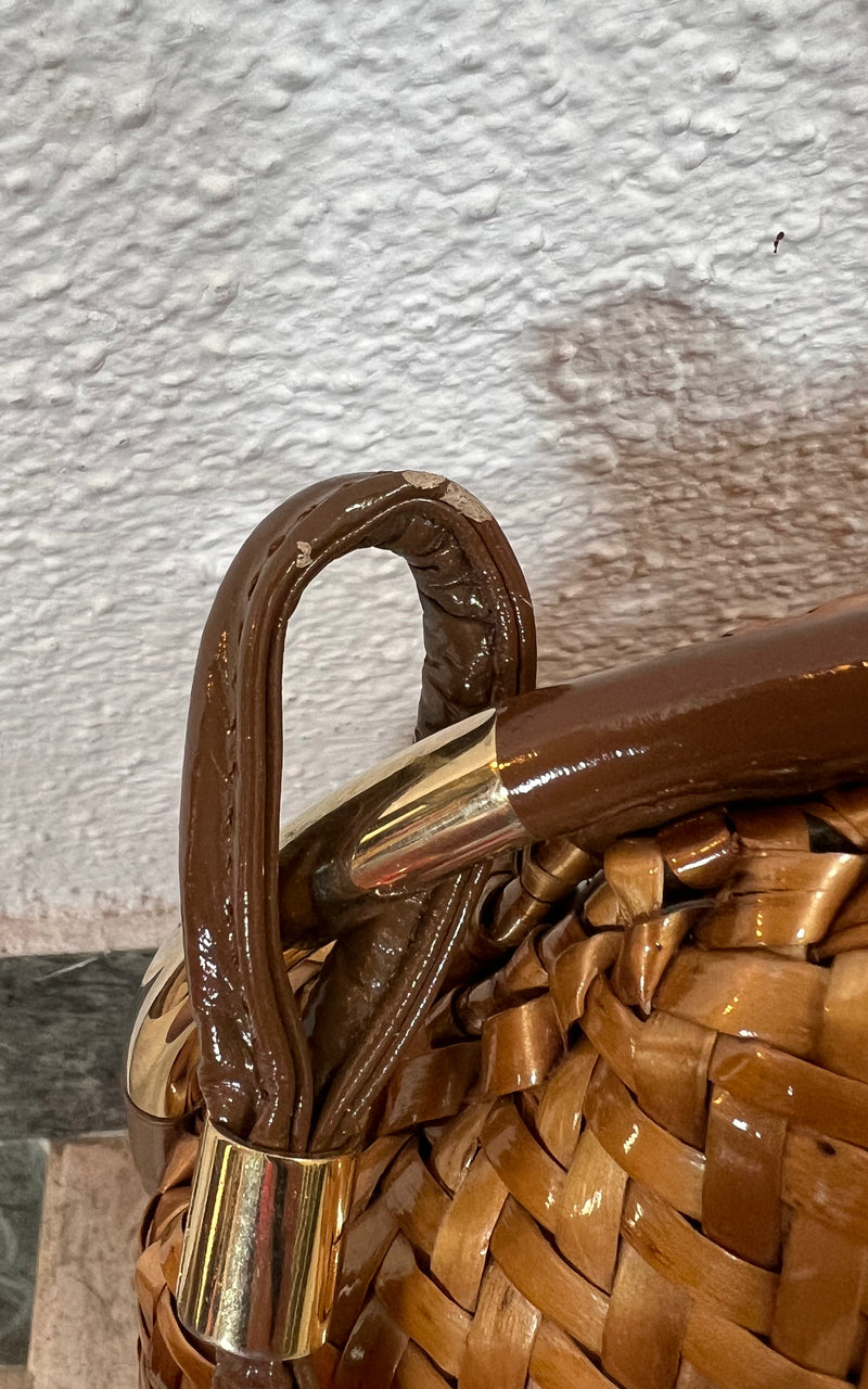 Vintage Rodo Italy Basket Bag