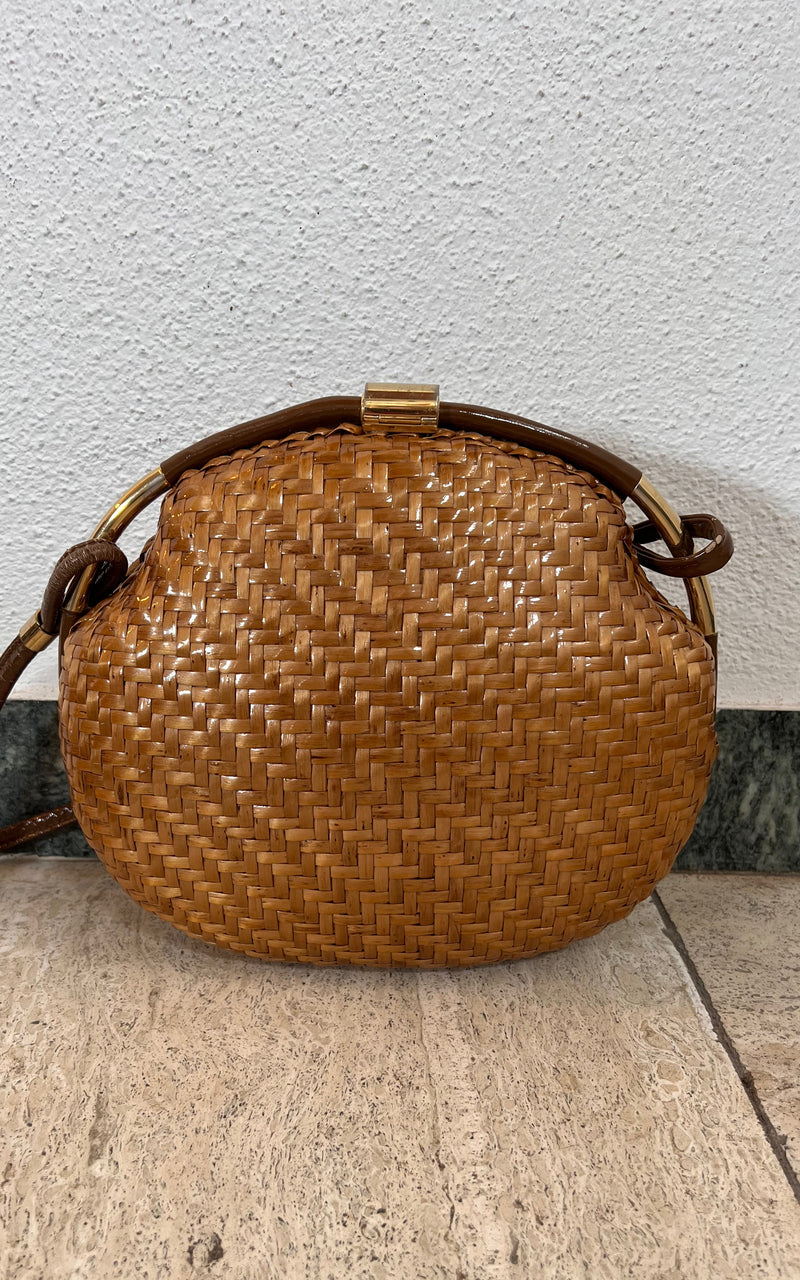 Vintage Rodo Italy Basket Bag