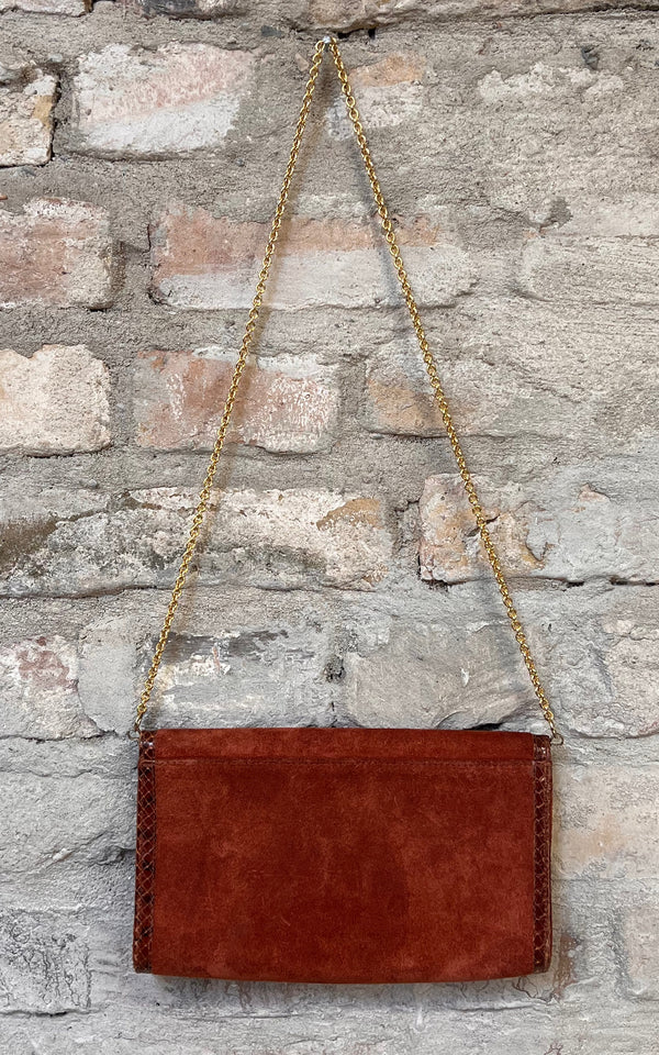 Vintage 70s Suede Bag