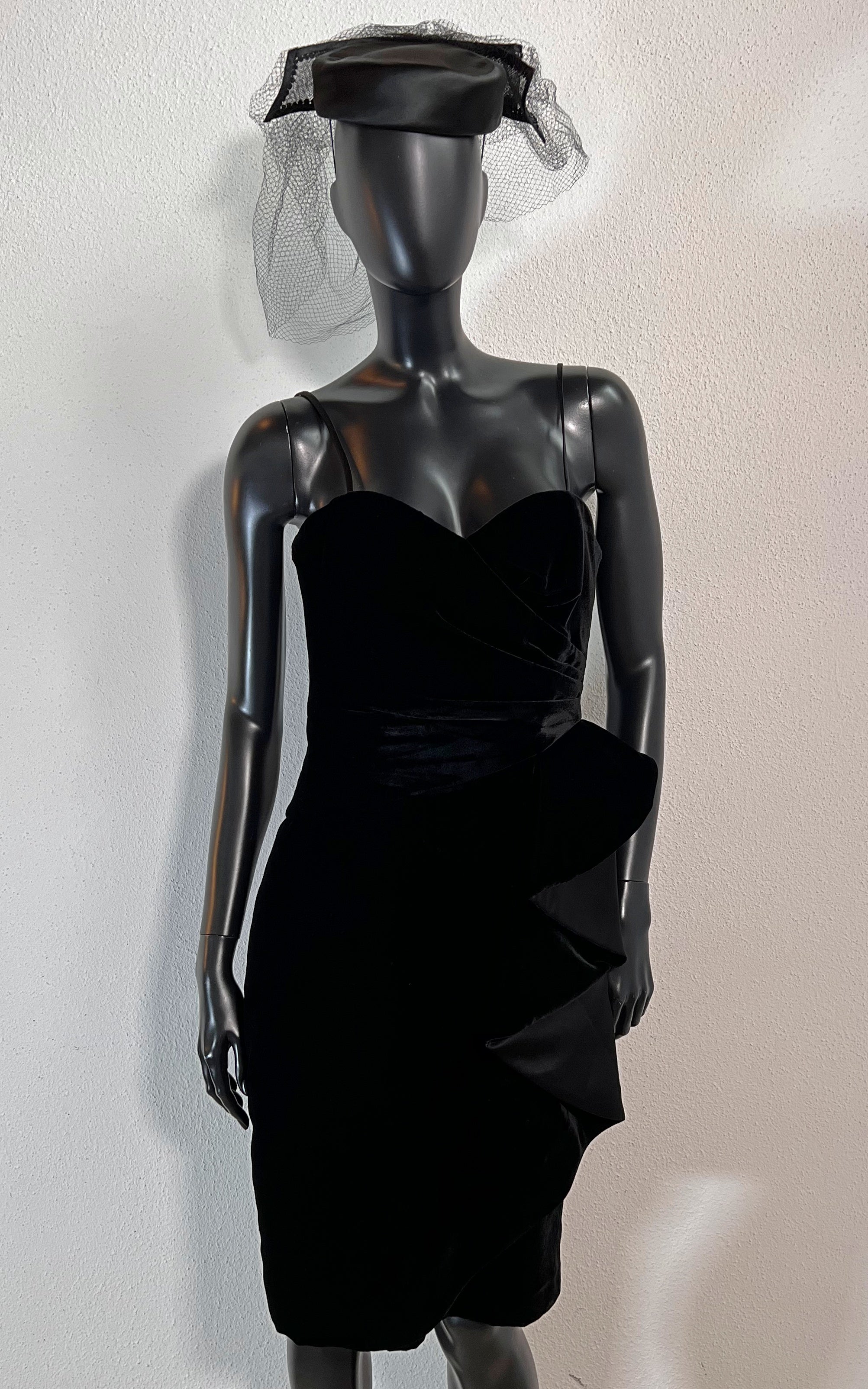 Vintage Armani Collezioni Velvet Dress