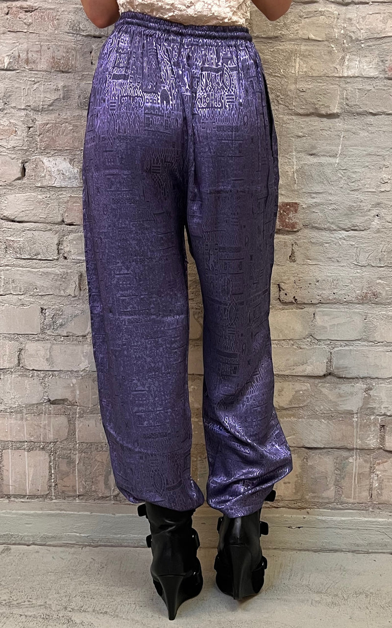 Vintage Silk Track Pants