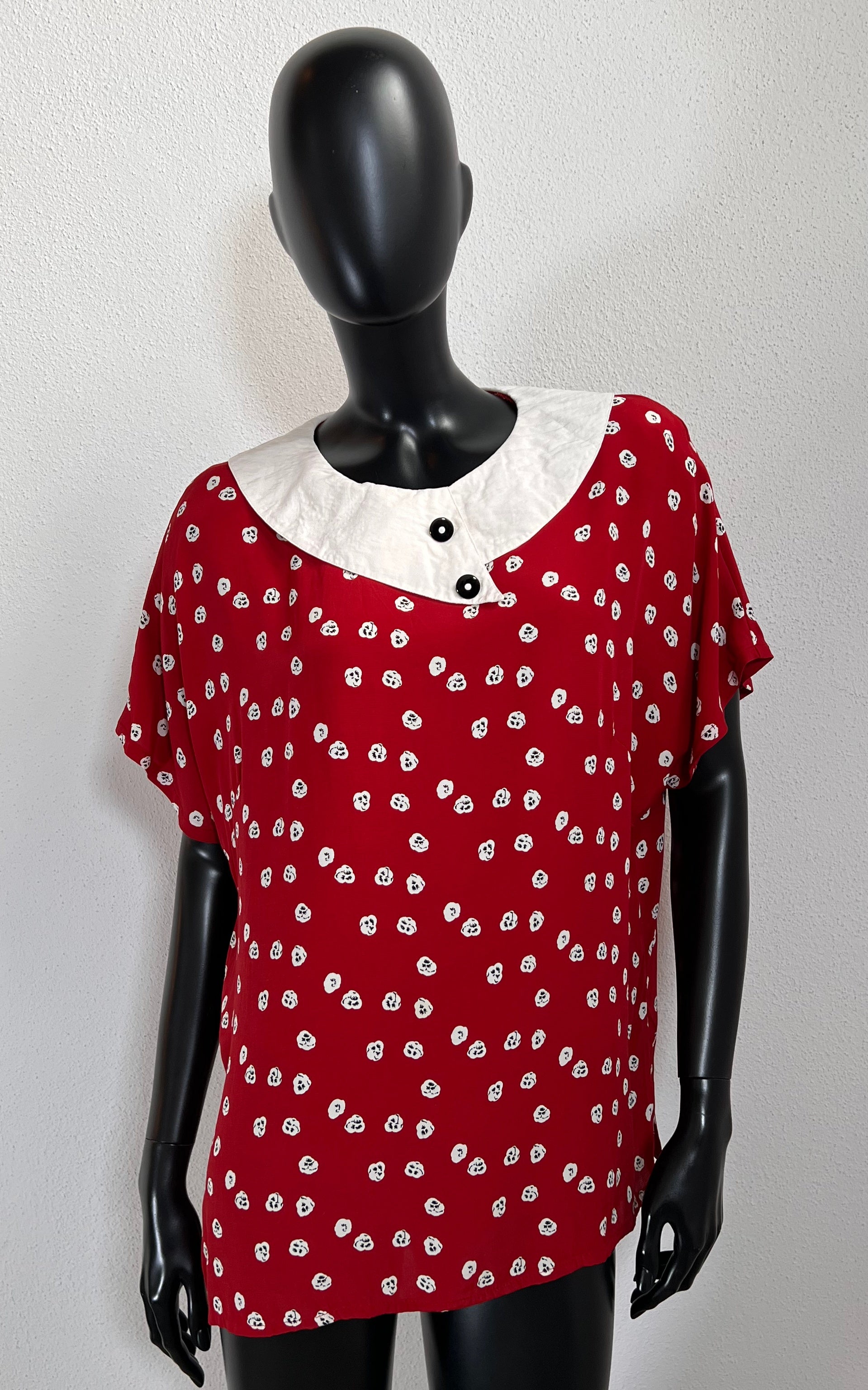 Vintage Pansies Blouse