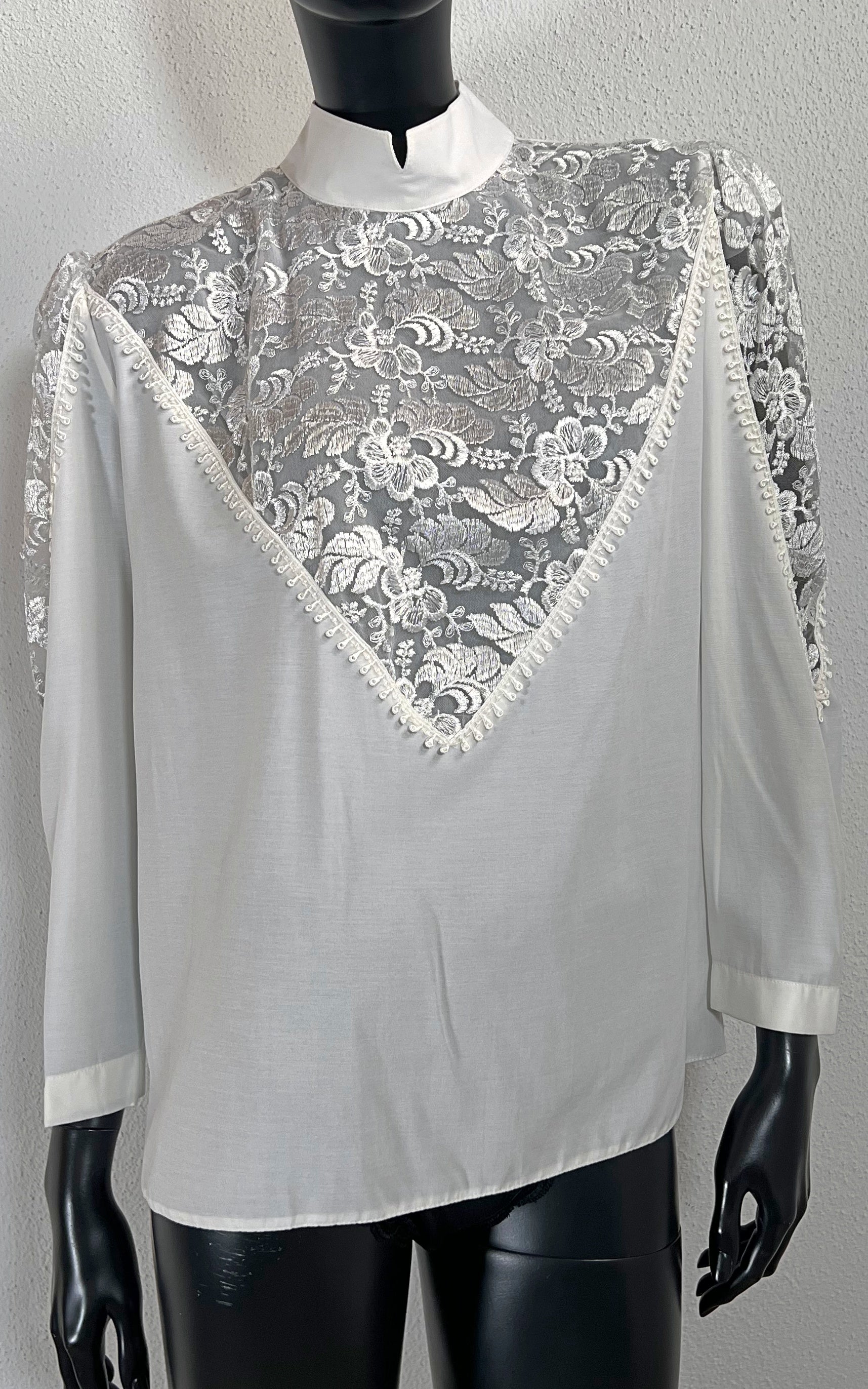 Vintage 80s Lace Blouse