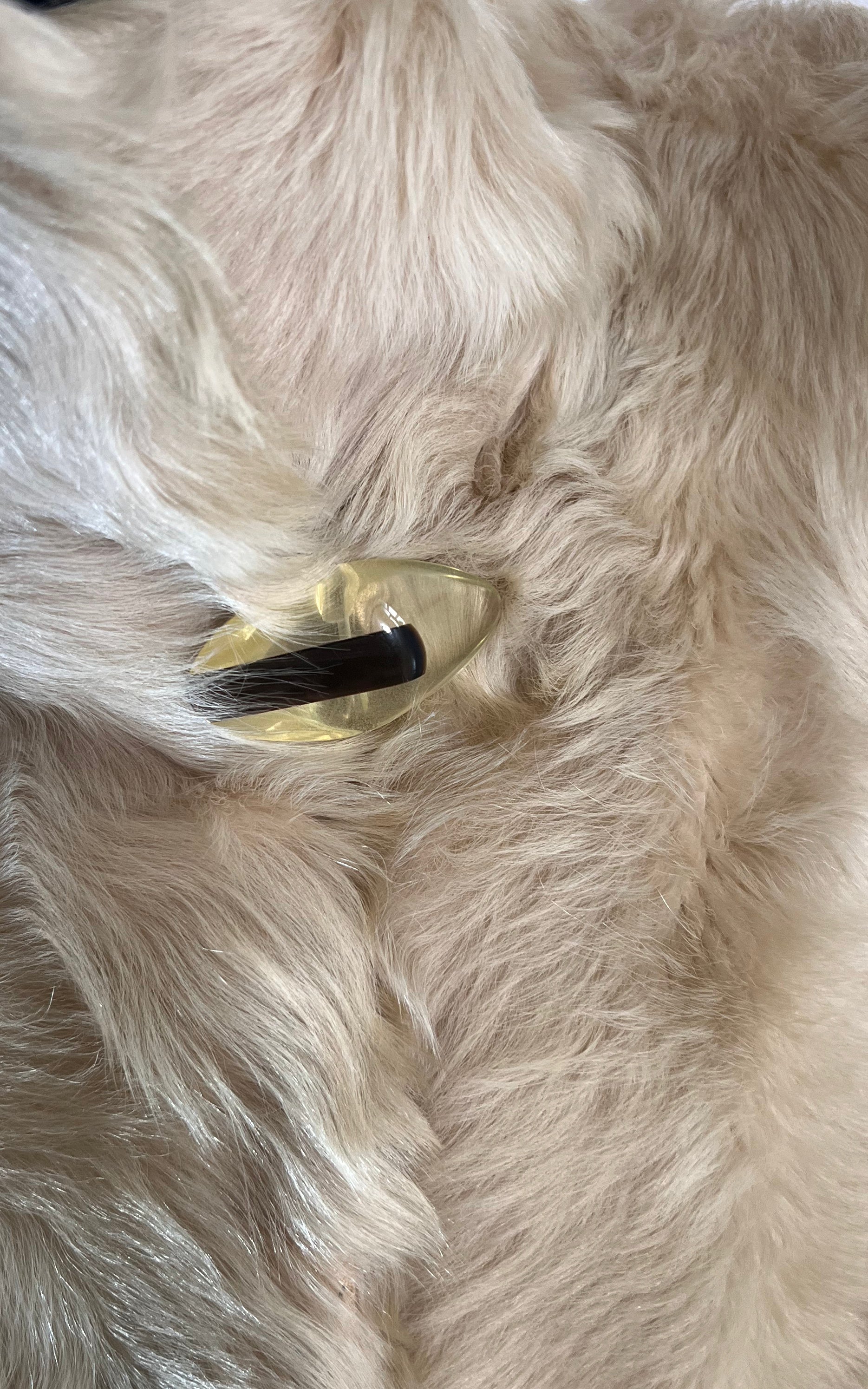 Vintage Curly Lamb Coat