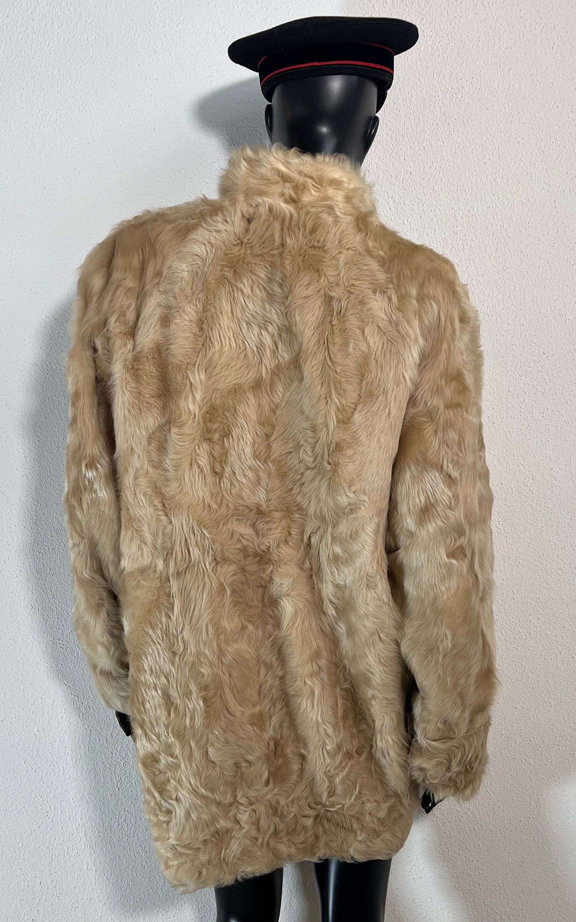 Vintage Curly Lamb Coat