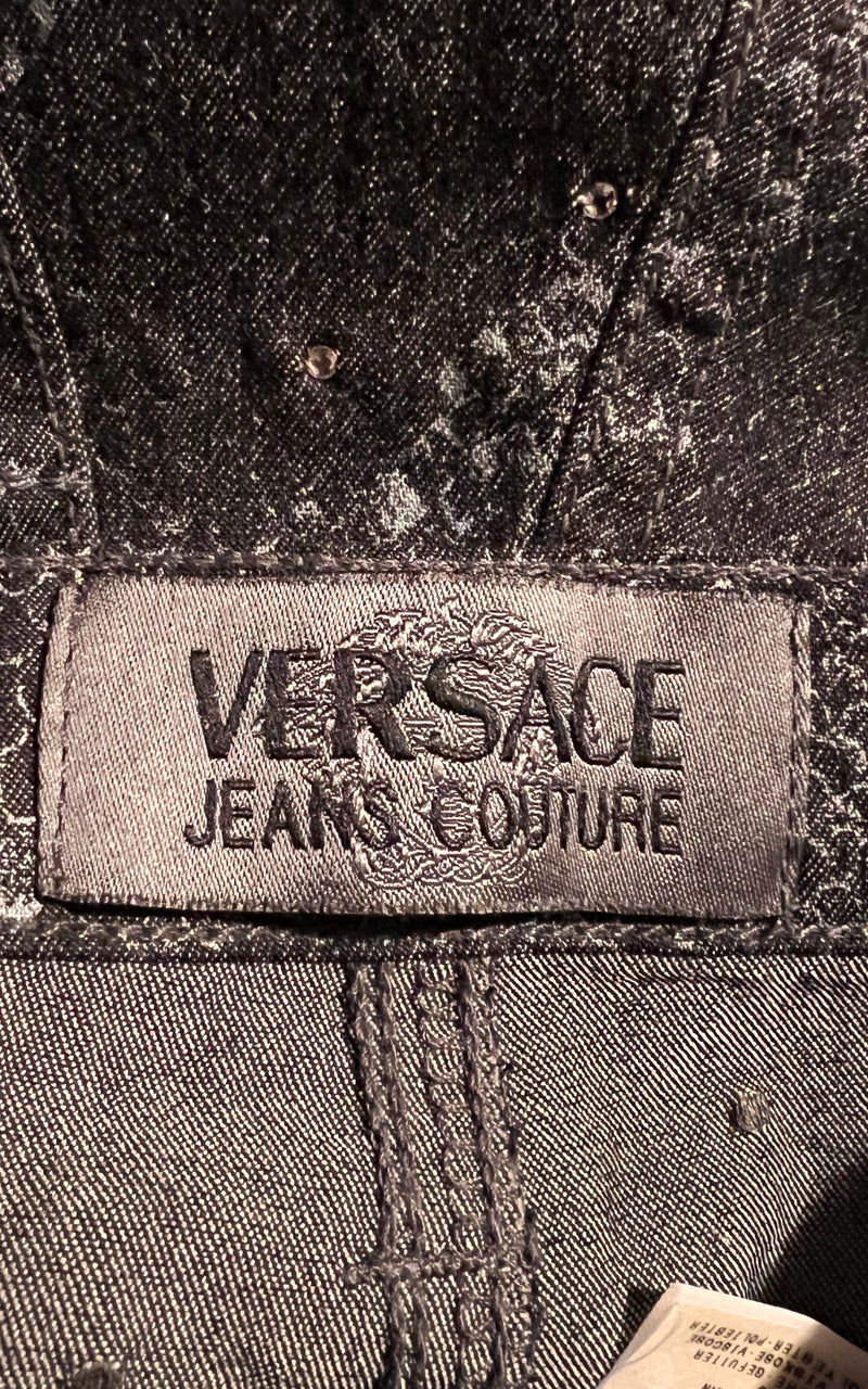 Vintage Versace Jeans Clear Crystal Pant