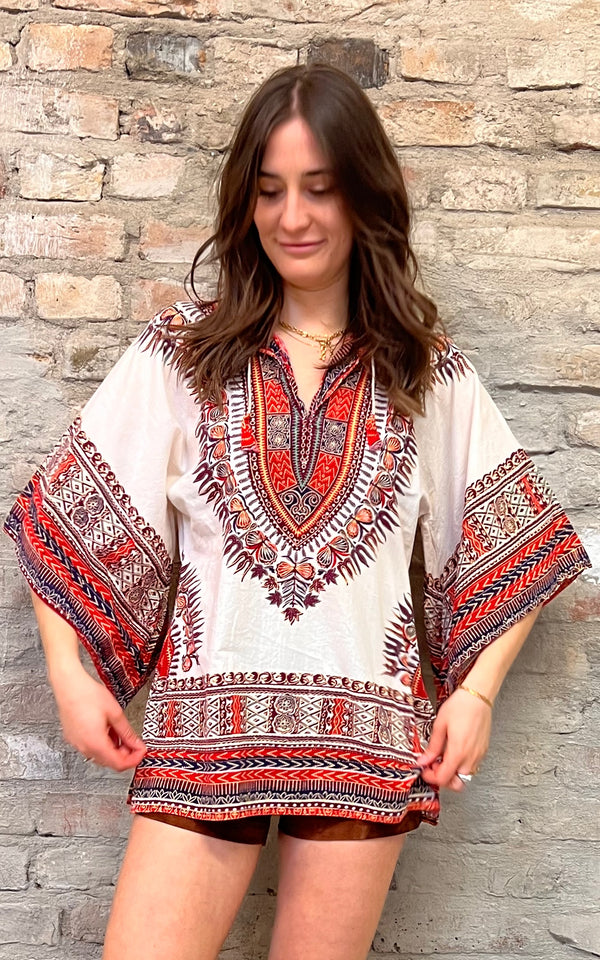 Vintage 70s Dashiki Shirt