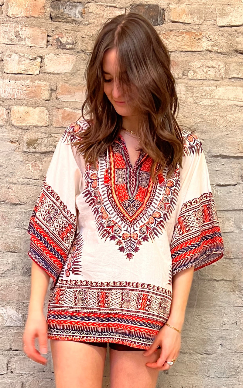 Vintage 70s Dashiki Shirt