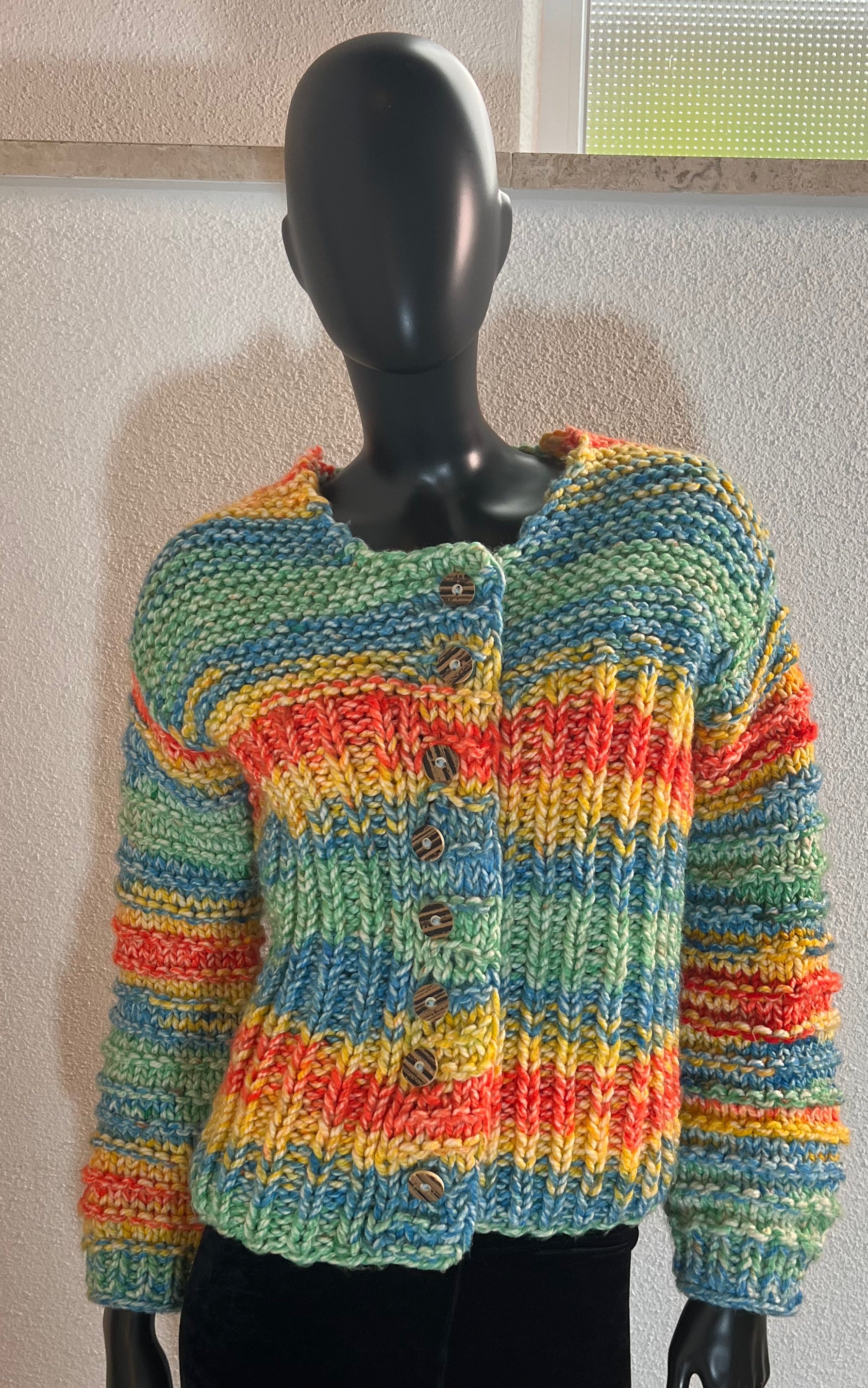 Vintage Handmade Knit Cardigan
