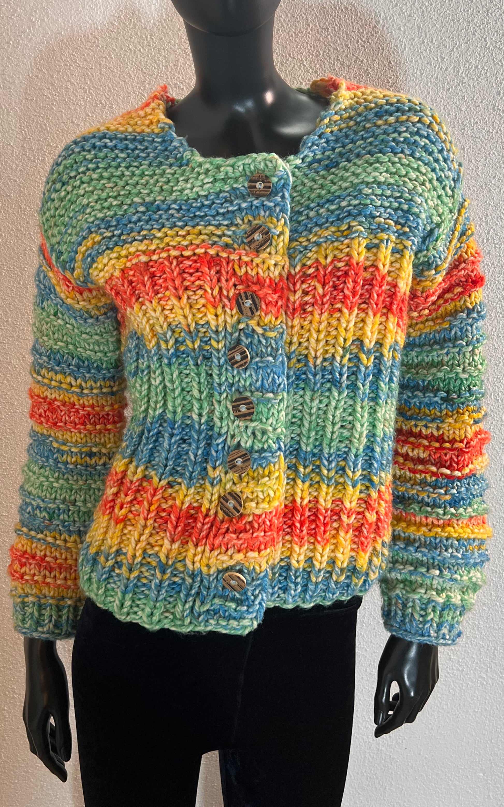 Vintage Handmade Knit Cardigan