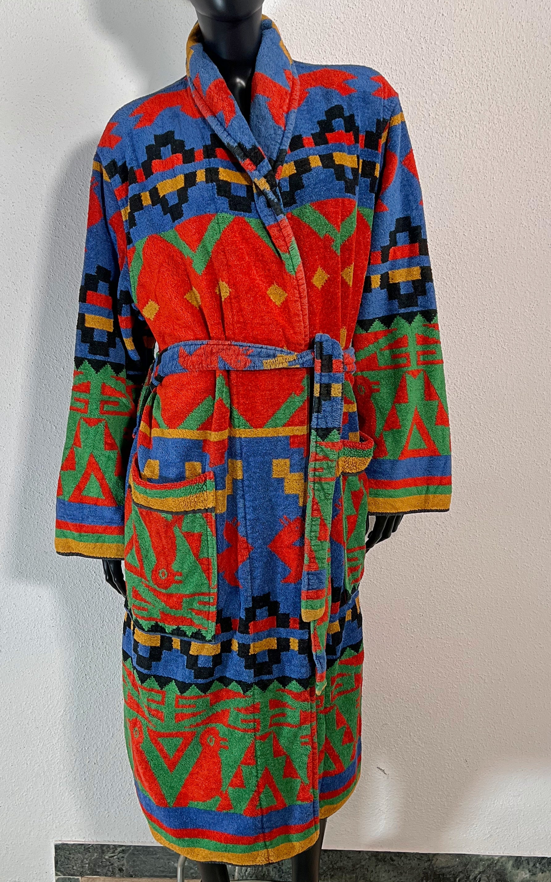 Vintage 90s Brazil Bathrobe Unisex