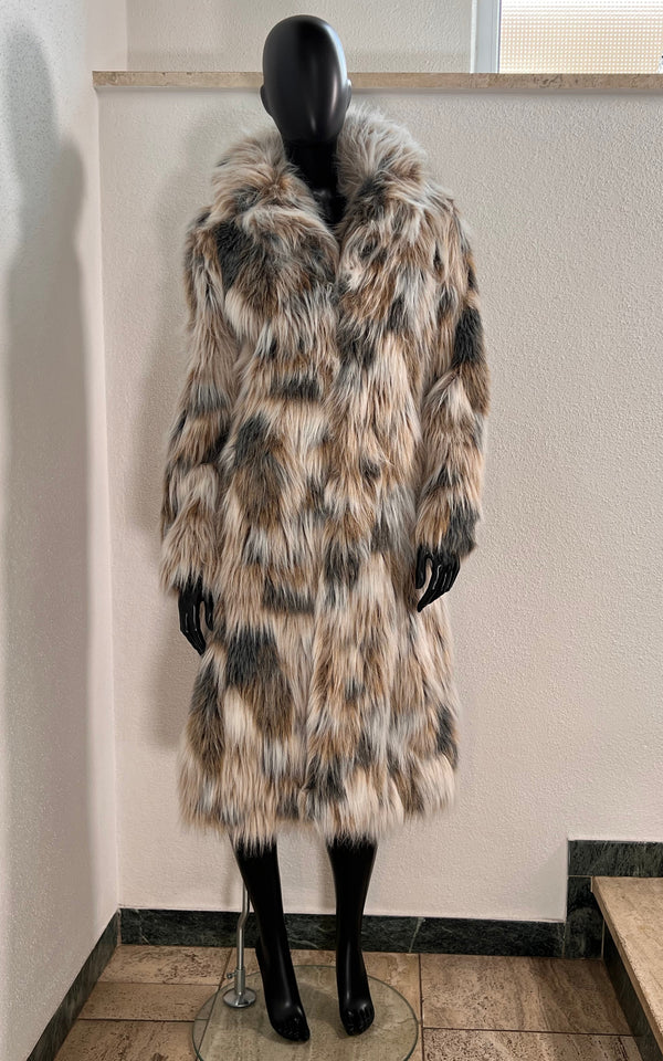 Vintage 70s Fake Fur Coat
