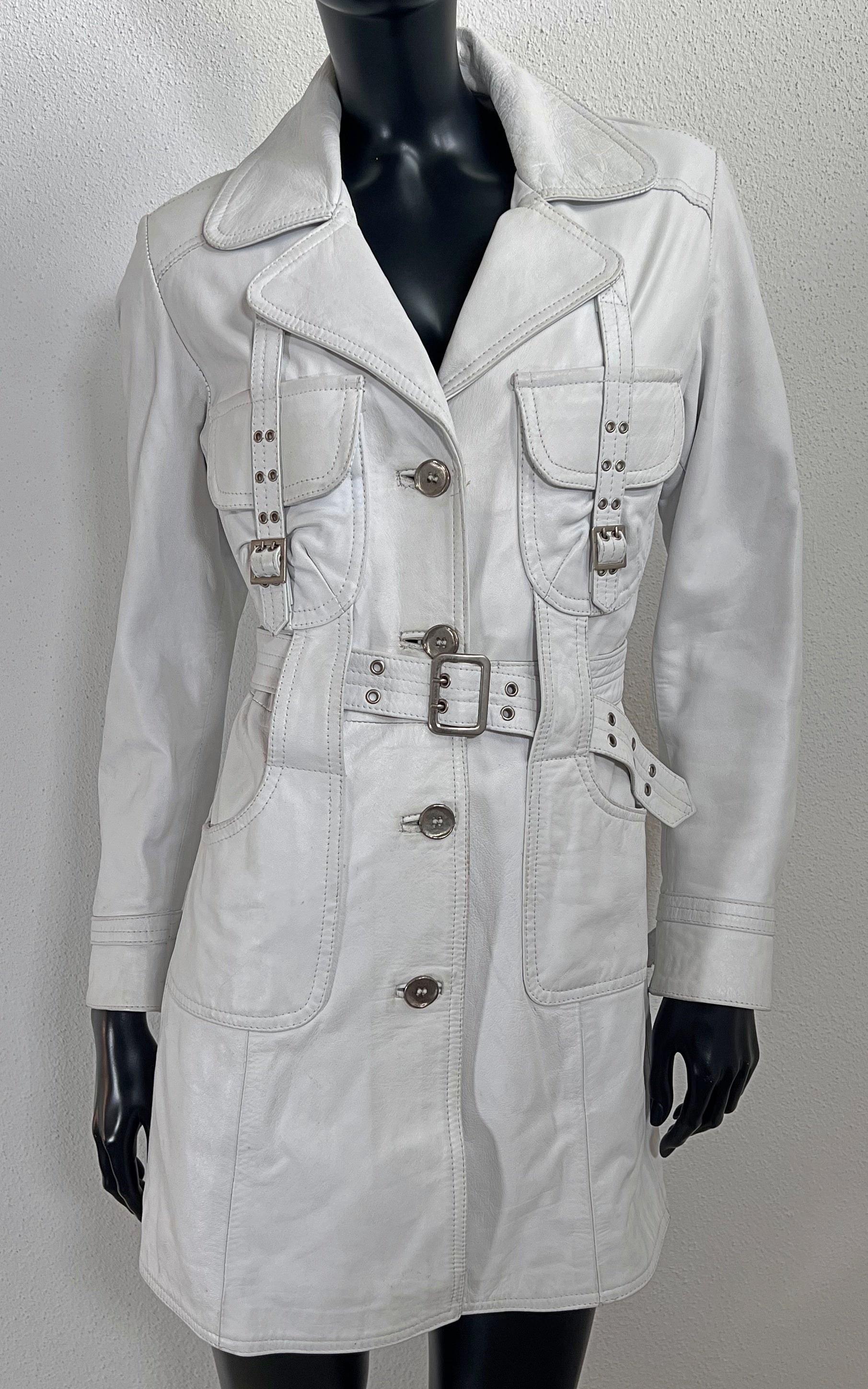 Vintage Y2K Leather Coat