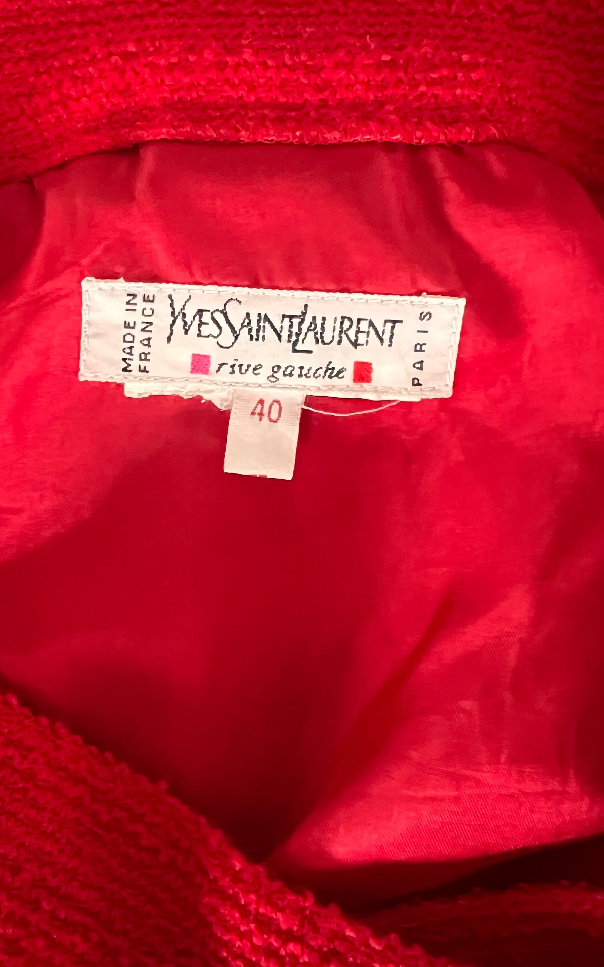 Vintage Yves Saint Laurent Costume