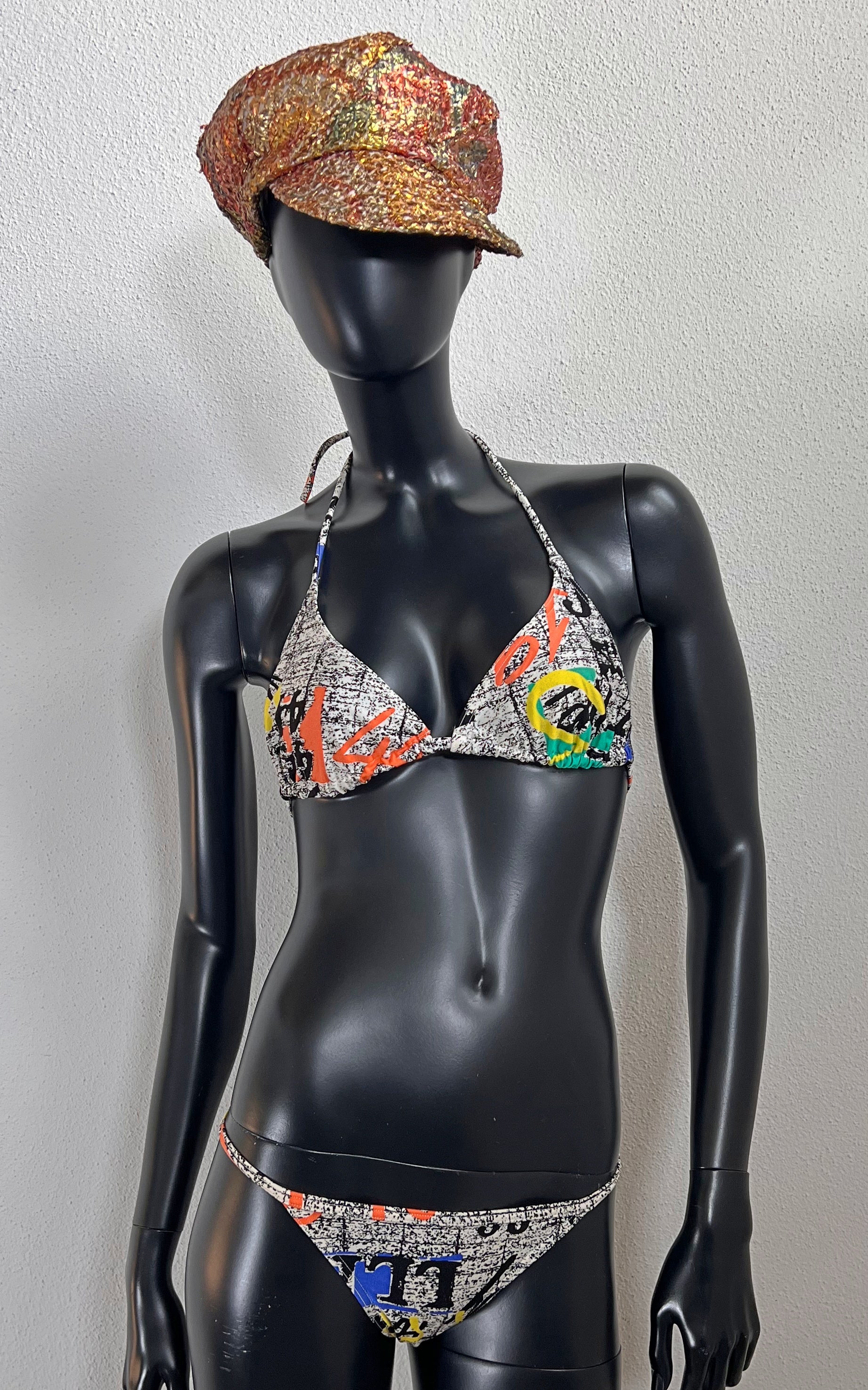 Vintage Crazy Pattern Bikini