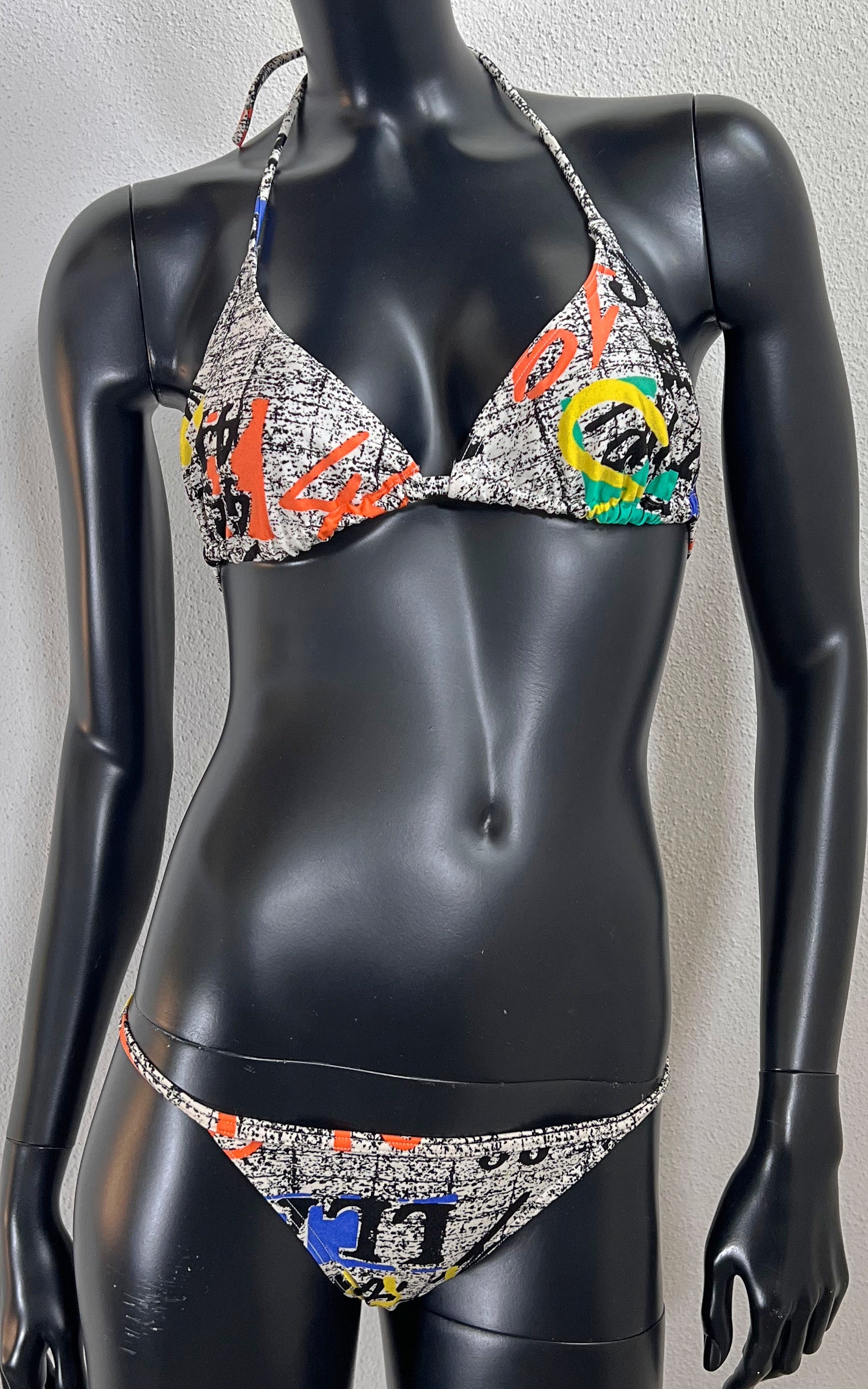 Vintage Crazy Pattern Bikini