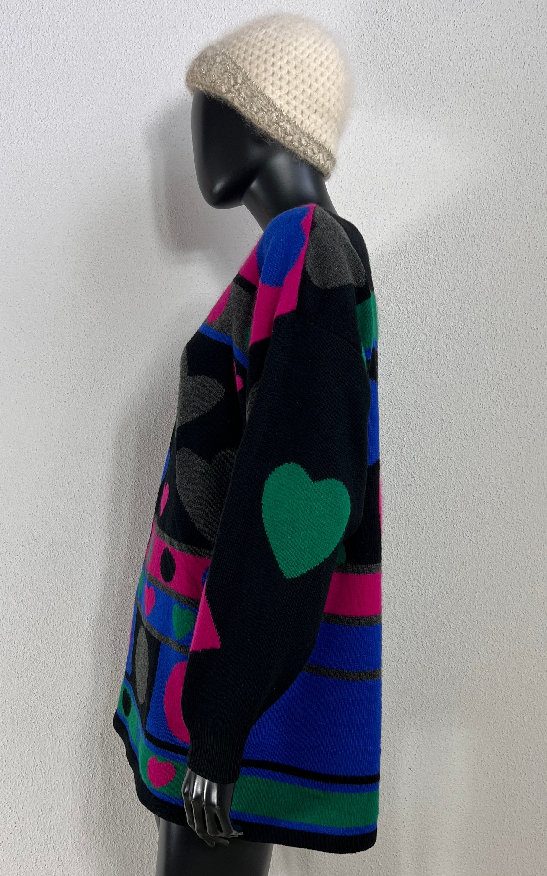 Vintage Hearts Knit Jumper