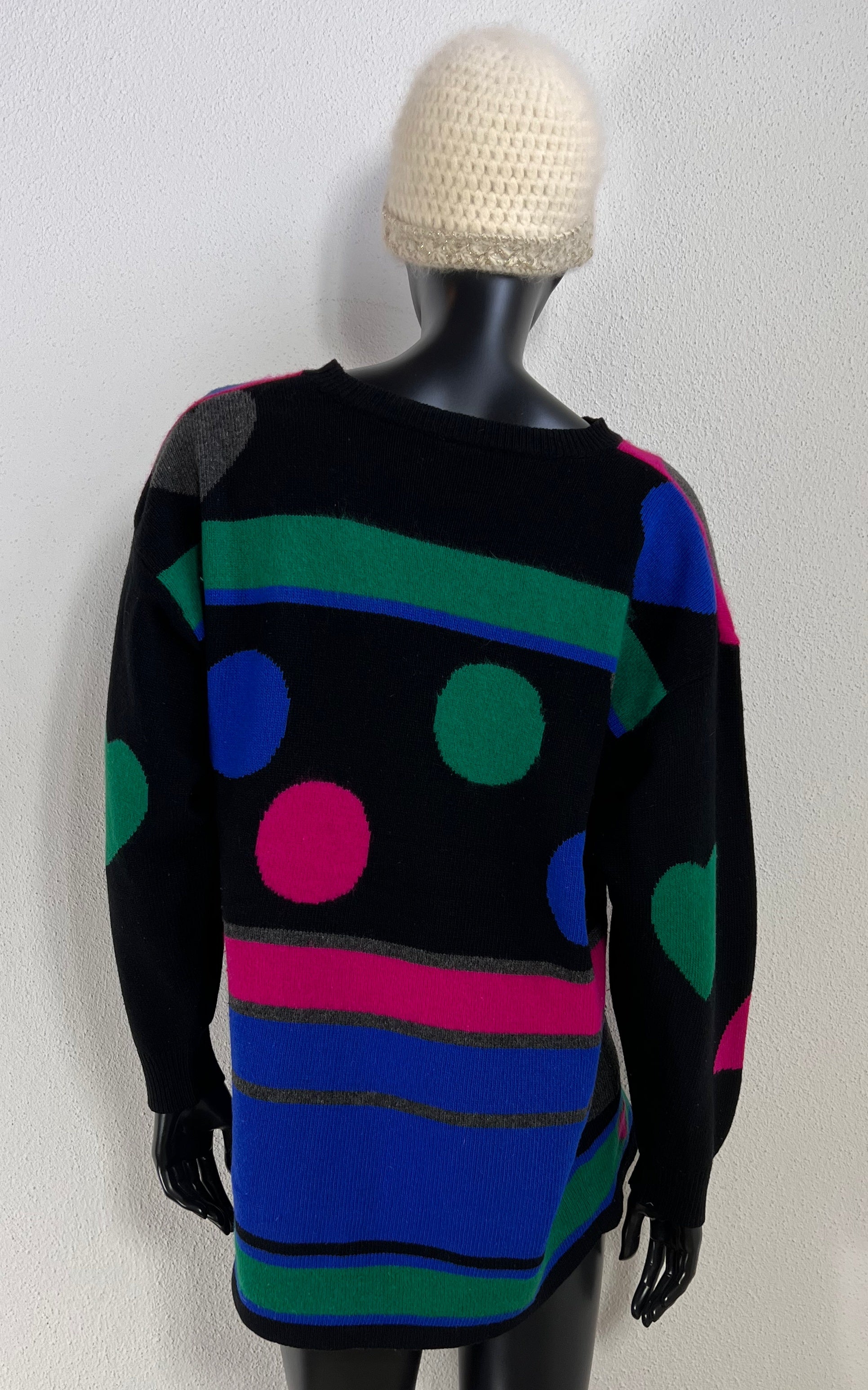 Vintage Hearts Knit Jumper