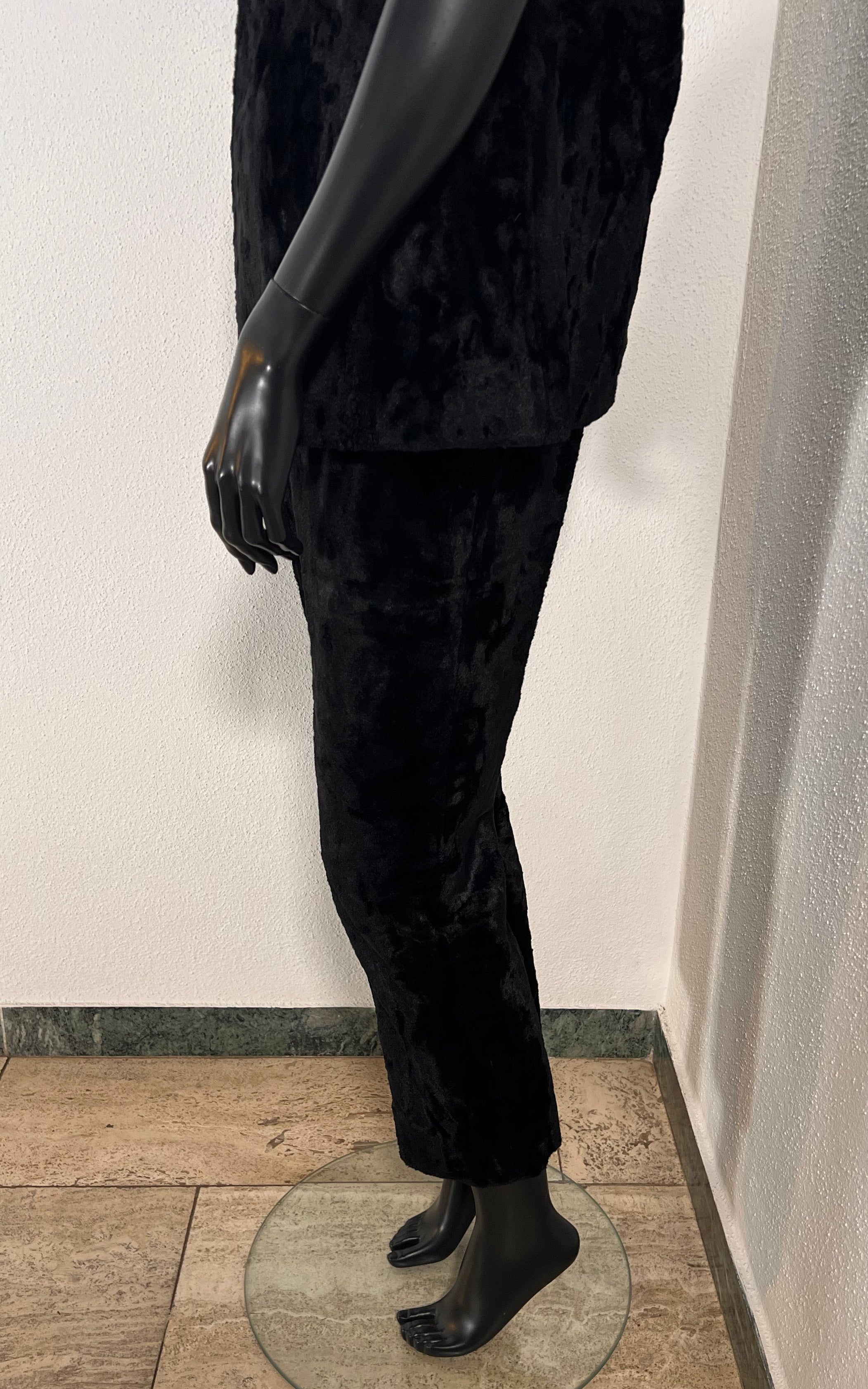 Set di casula vintage anni '60 in pelliccia sintetica