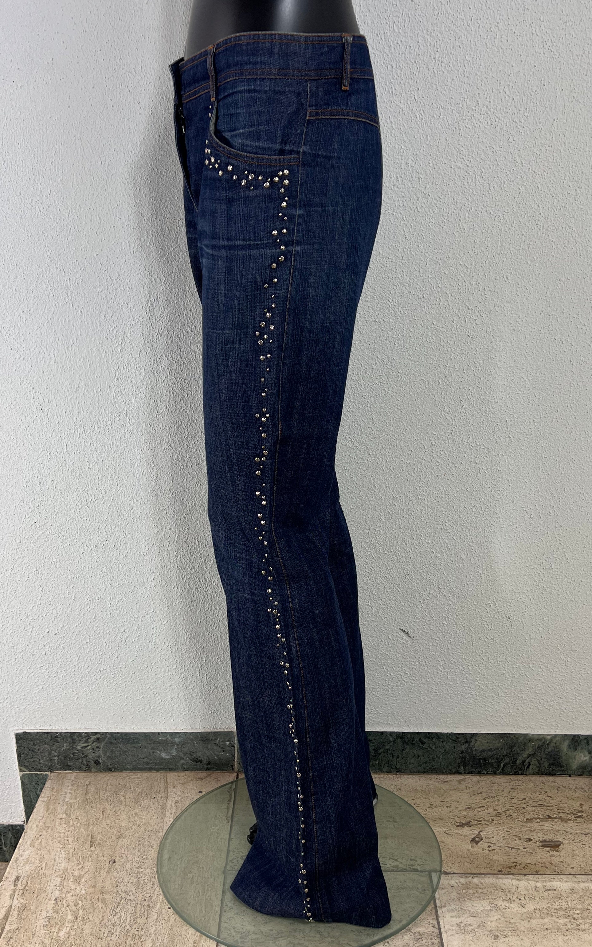 Vintage Chloe Stella McCartney & Phoebe Philo Studded Flares