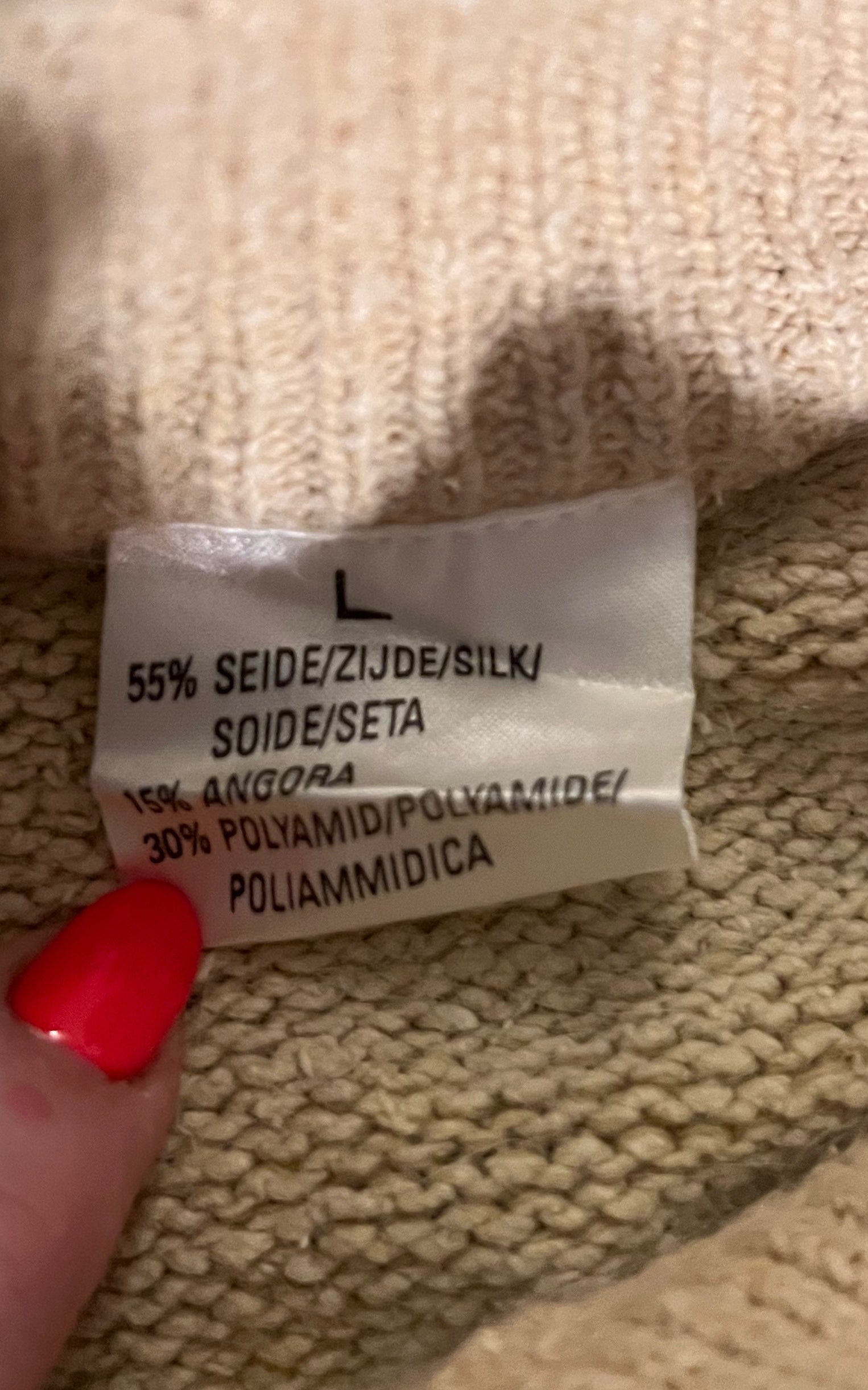 Vintage Silk Angora Sweater